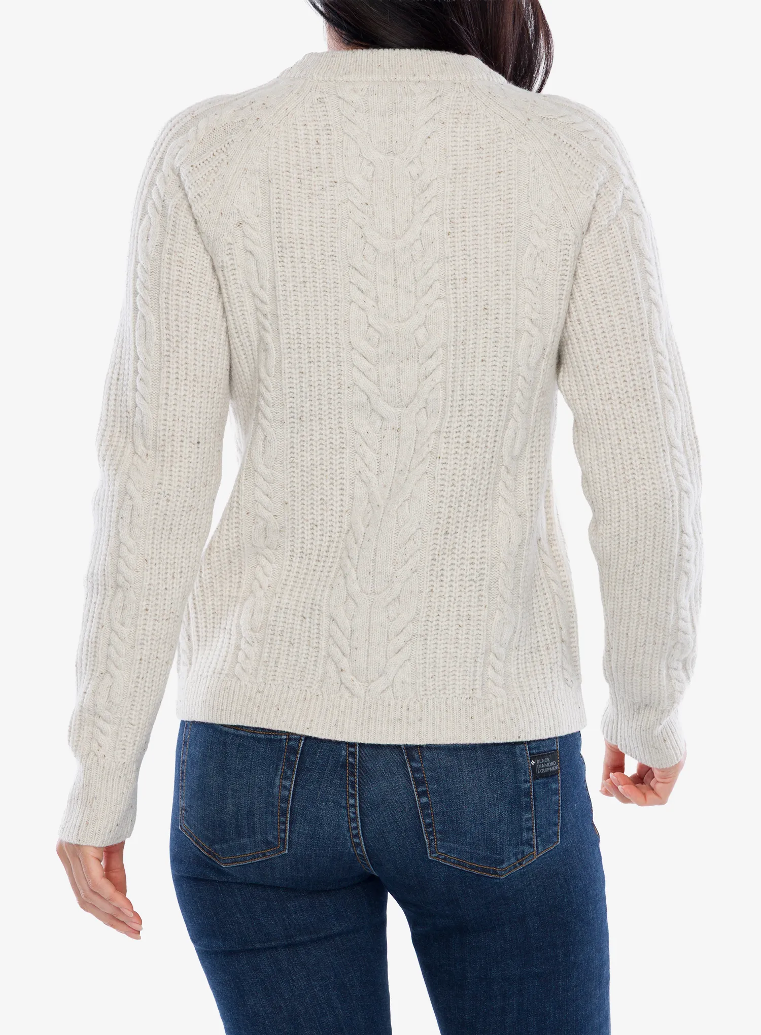 Ženski džemper Royal Robbins Rockcraft Cable Crew - soapstone htr