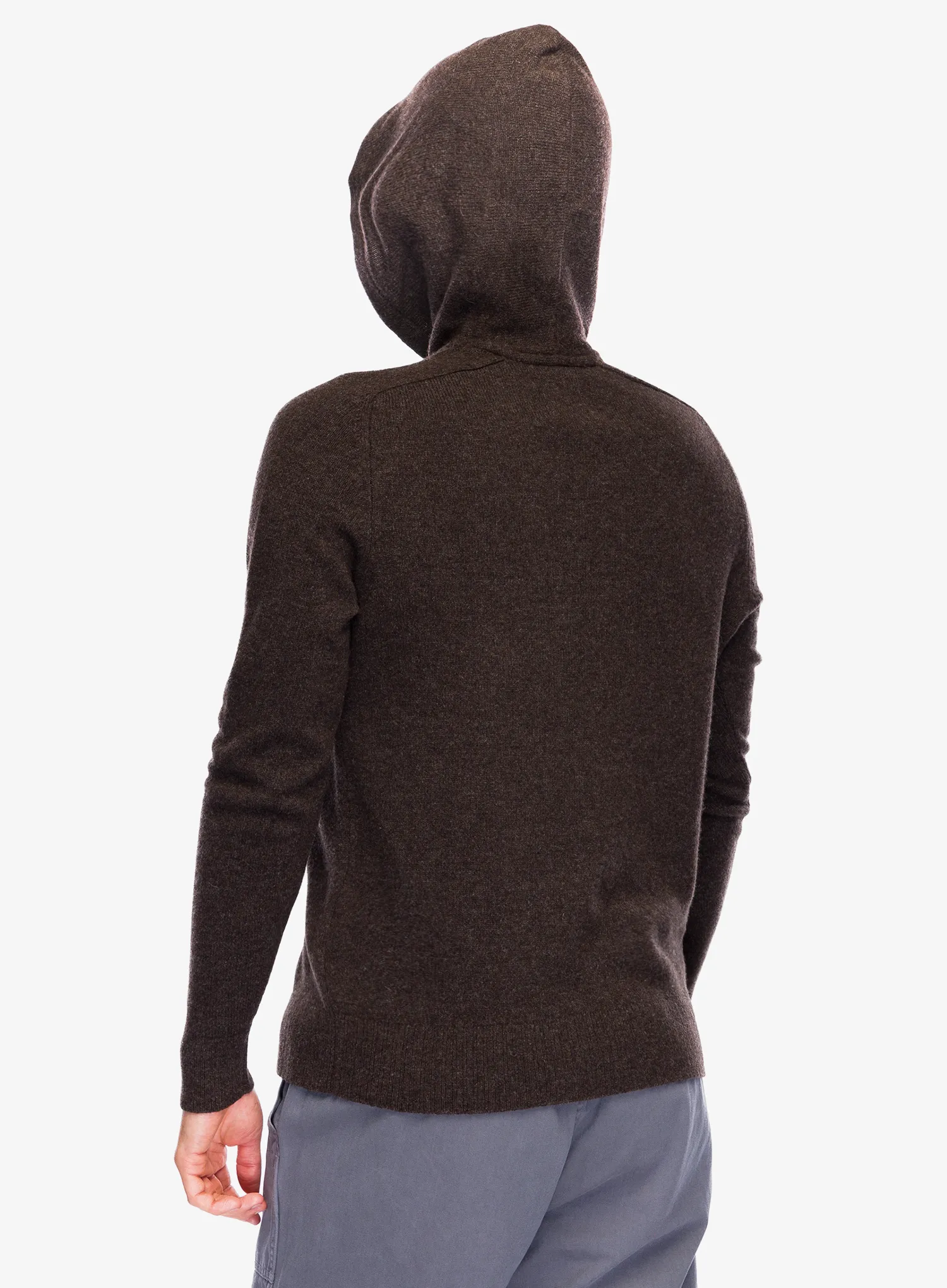 Vuneni džemper Royal Robbins Rockcraft Wool Hoodie - turkish coffee htr