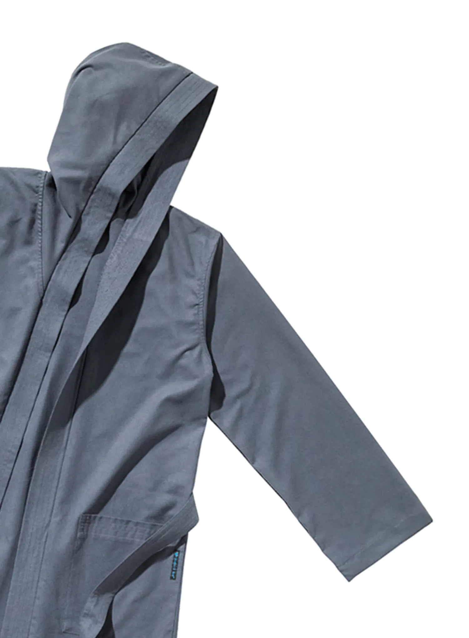 Ogrtač Cocoon Microfiber Bathrobe Ultralight with Hood - anchor grey