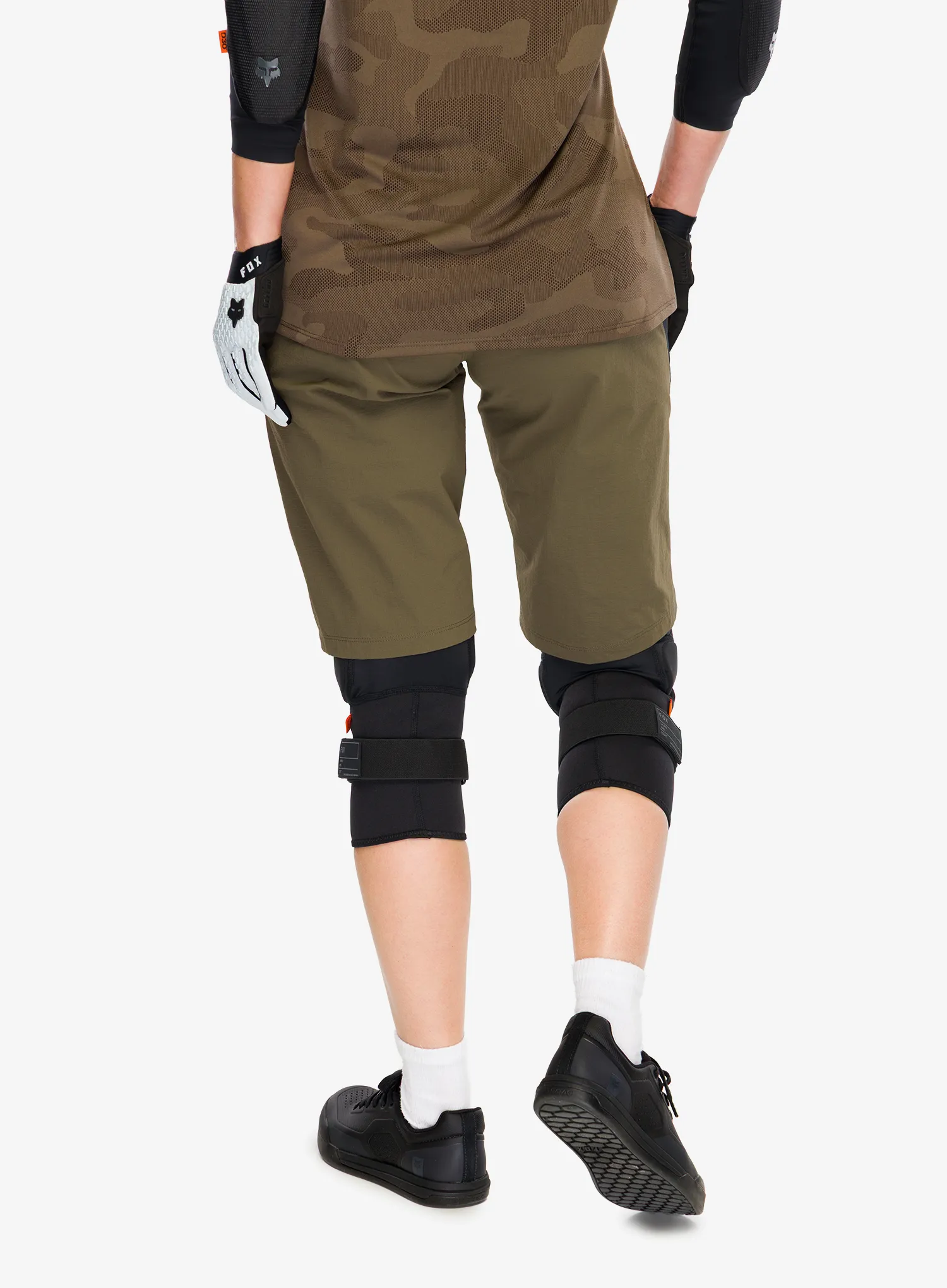 Ženske biciklističke kratke hlače Fox Ranger Short - military