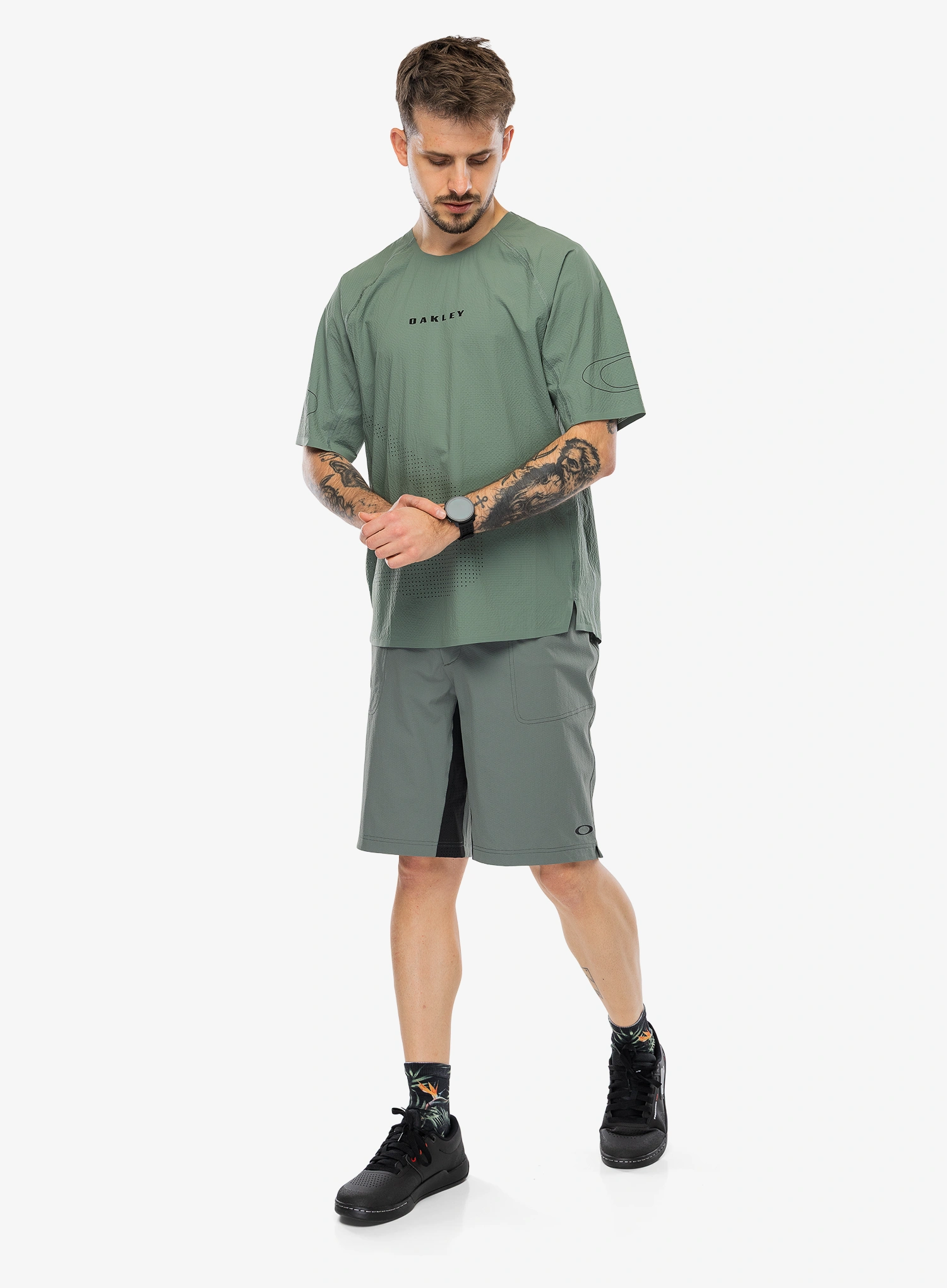 Biciklističke kratke hlače Oakley Seeker Whip Short - aviator green