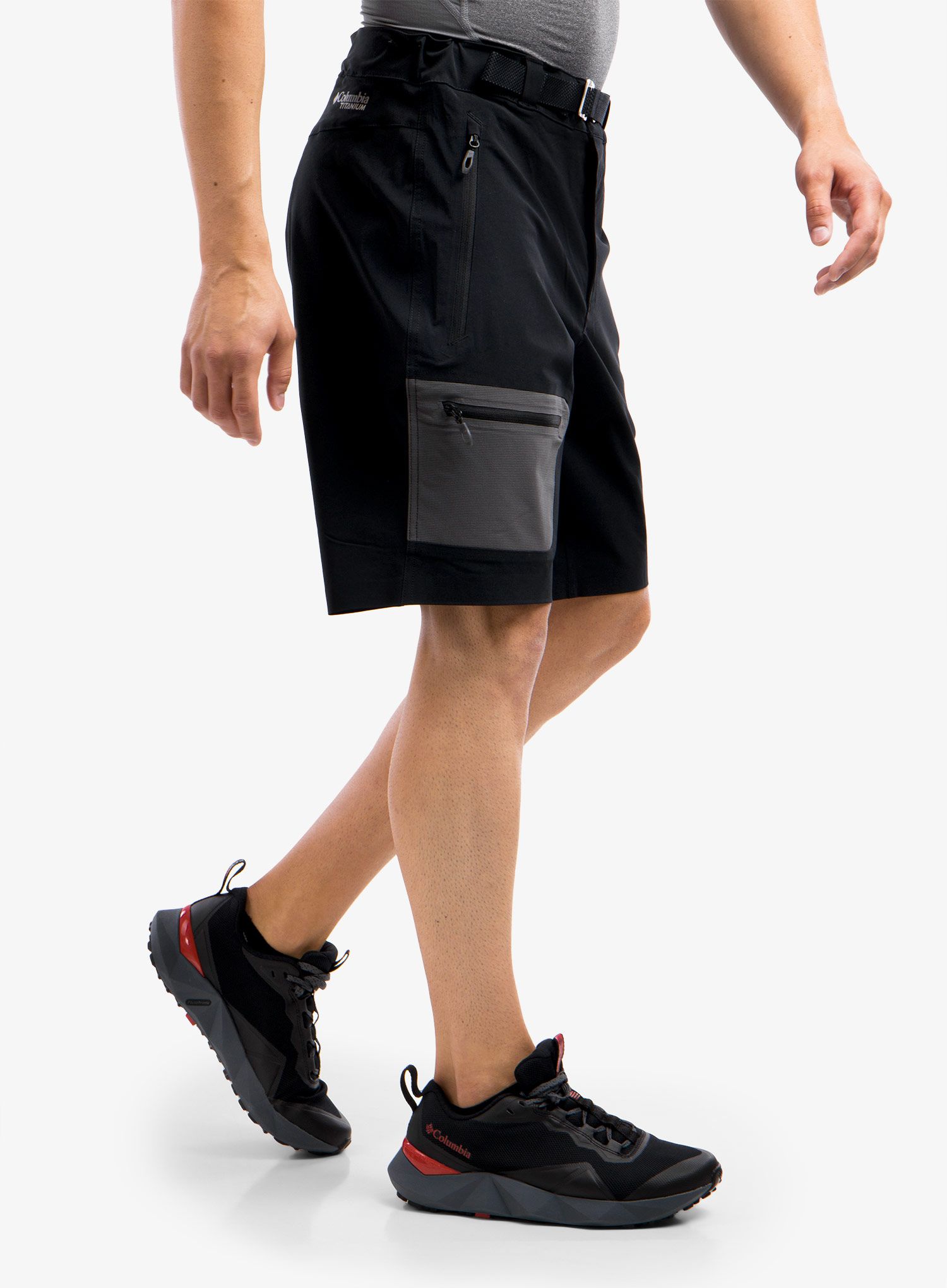 Muške kratke hlače Columbia Titan Pass Short - black