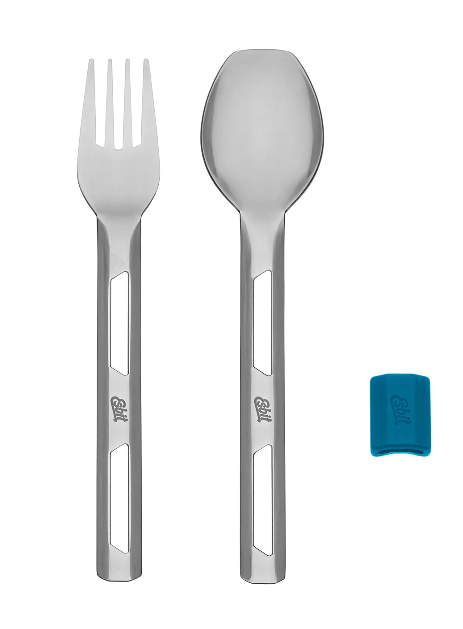 Putni pribor za jelo Esbit Cutlery Set Incl. Silicone Band L - polar blue