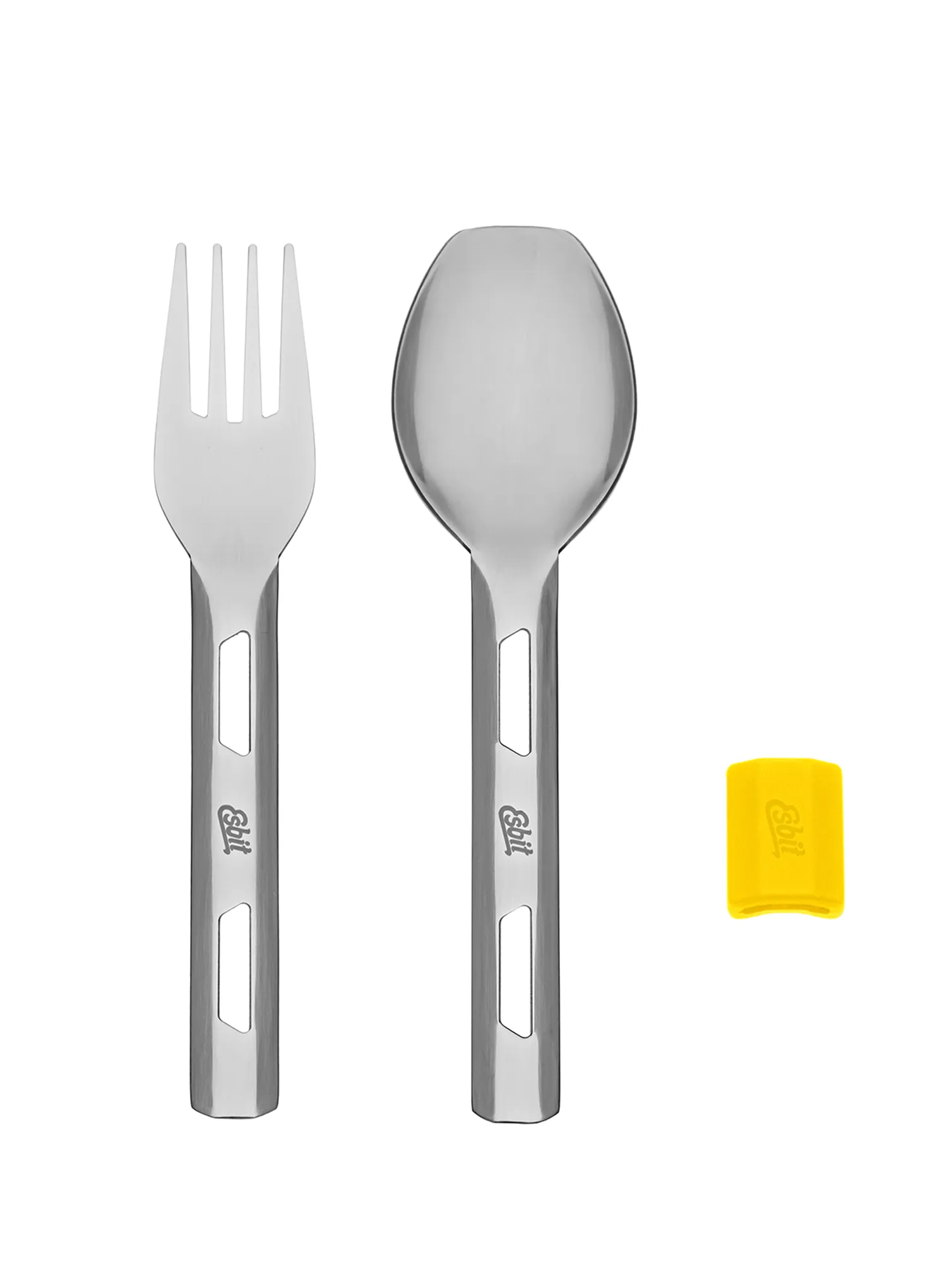 Putni pribor za jelo Esbit Cutlery Set Incl. Silicone Band S - sunshine yellow