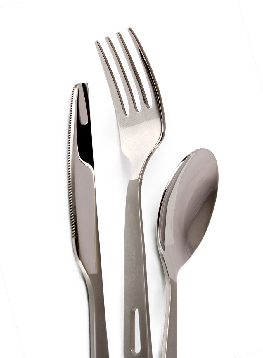 Putni pribor za jelo Lifeventure Basic Cutlery Set