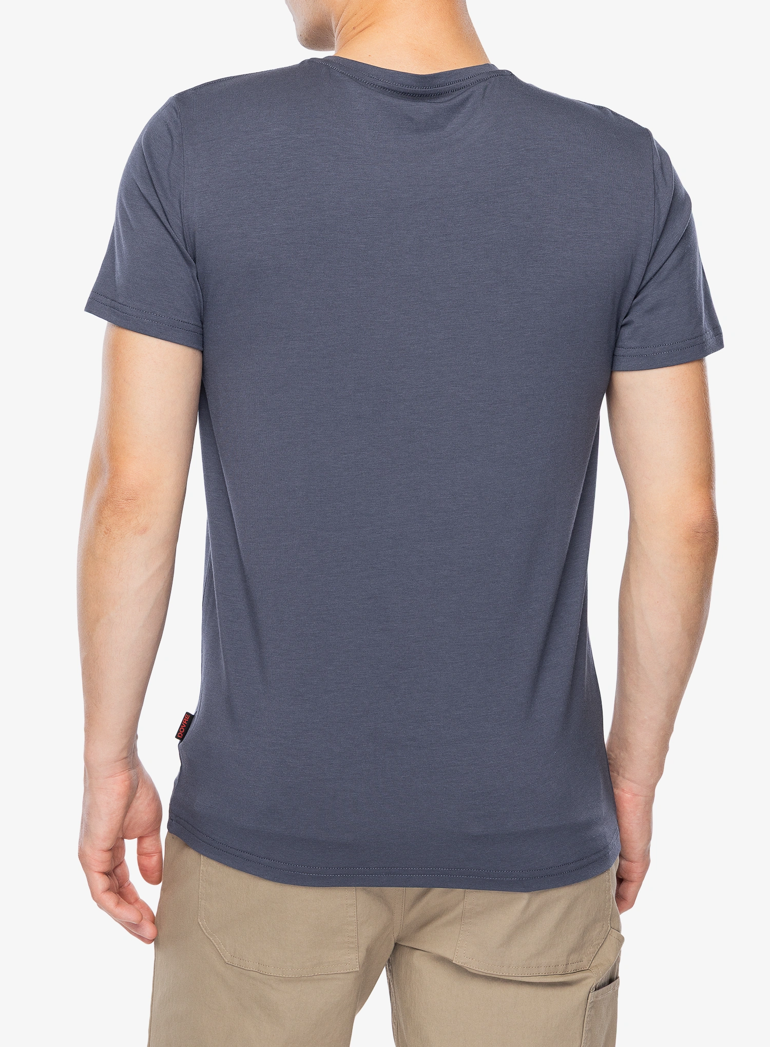 Pamučna majica Dovre O-neck Bamboo Viscose T-shirt - grey