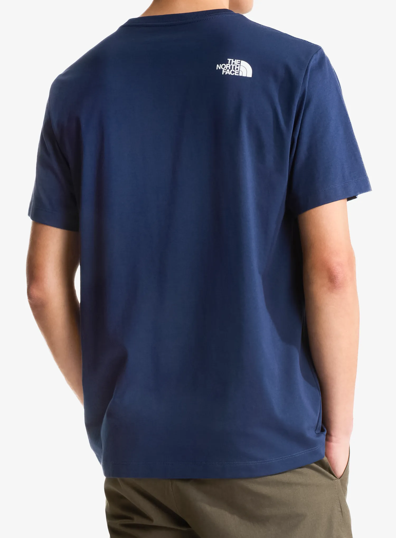 Pamučna majica The North Face Evolution Half Dome Regular SS - navy/white