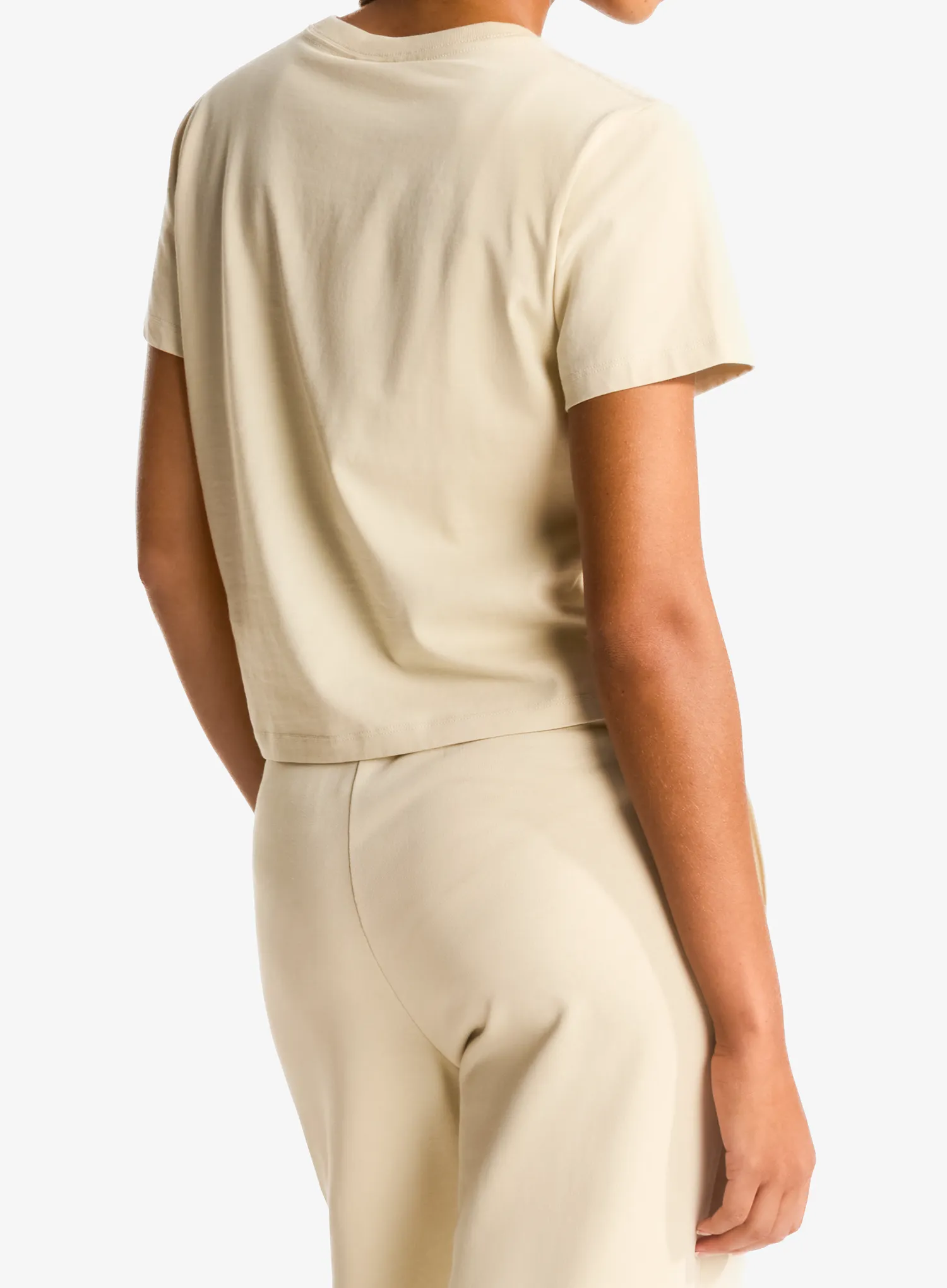 Ženska majica The North Face Essential Regular SS Cutie Tee - desert stone