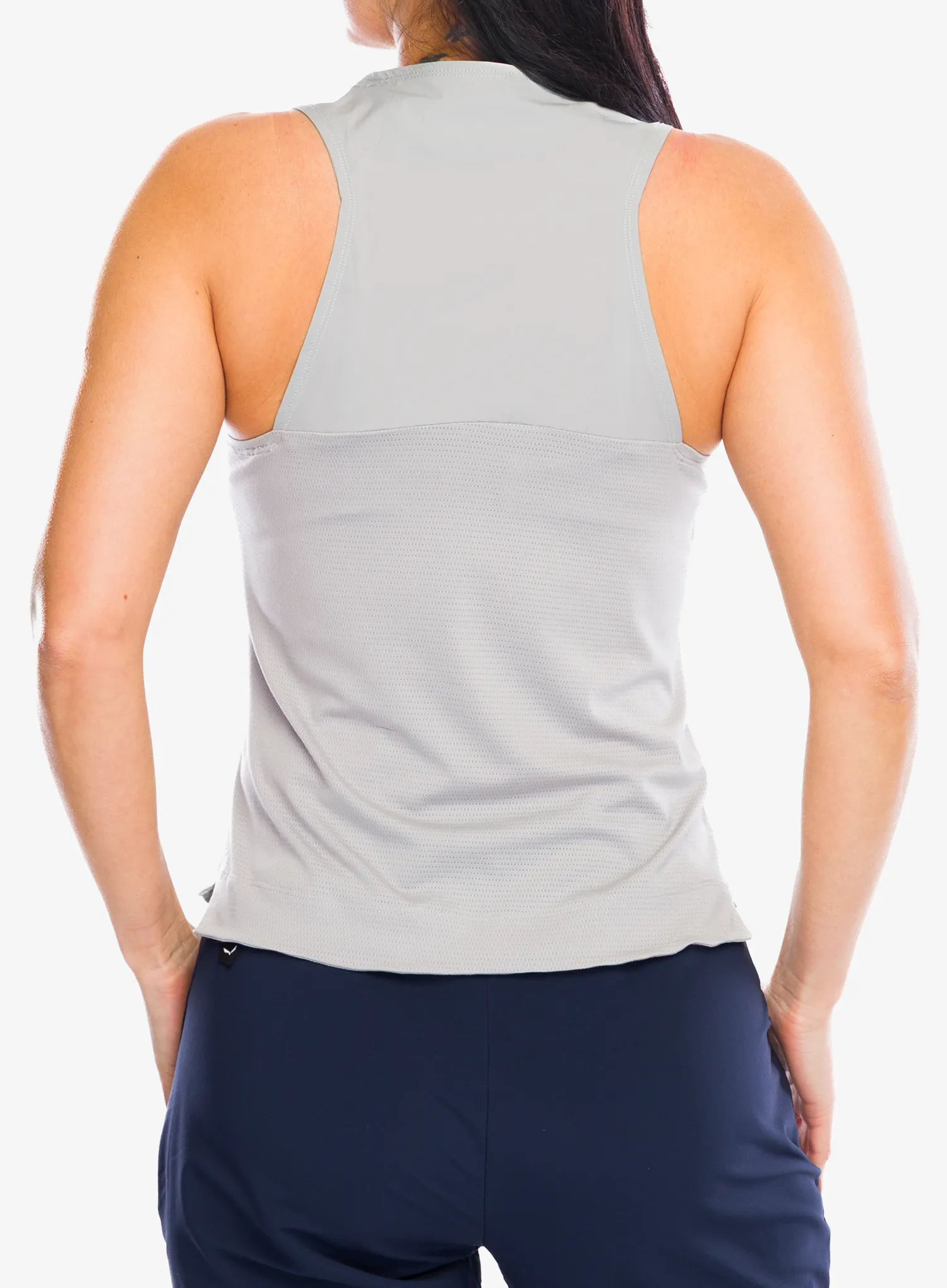 Ženski tank top Salewa Pedroc Dry Hyb Tank - alloy