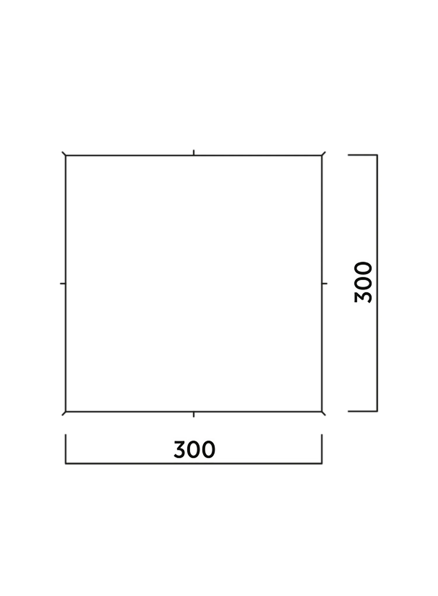 Cerada Easy Camp Norddal Tarp 3x3 m