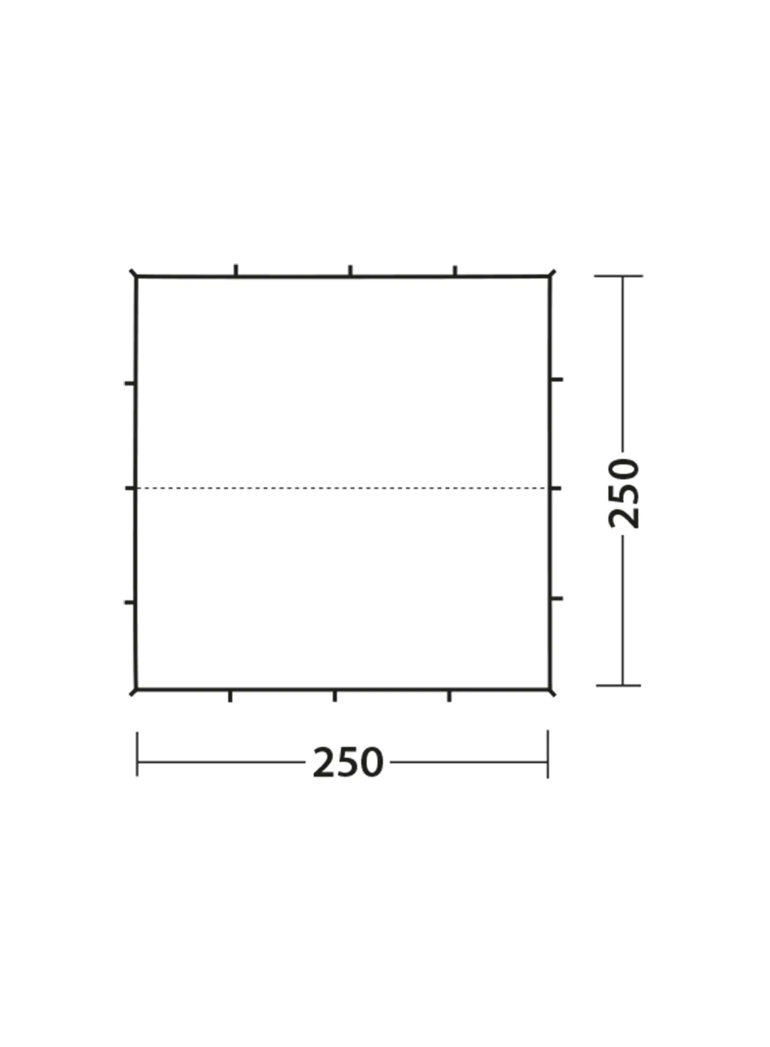 Cerada Robens Tarp 2,5 x 2,5m Pro - green
