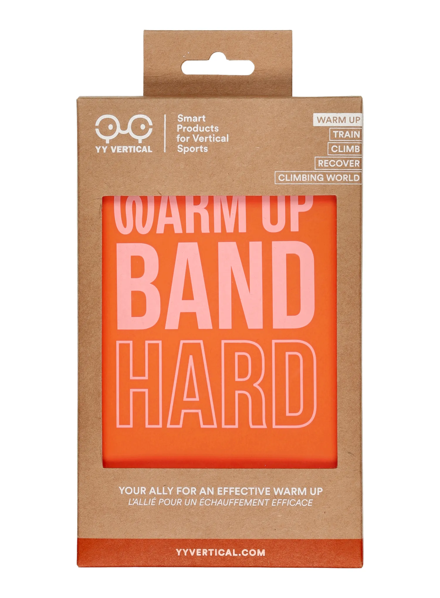Traka za vježbanje Y&Y Vertical Warm Up Band Hard - orange