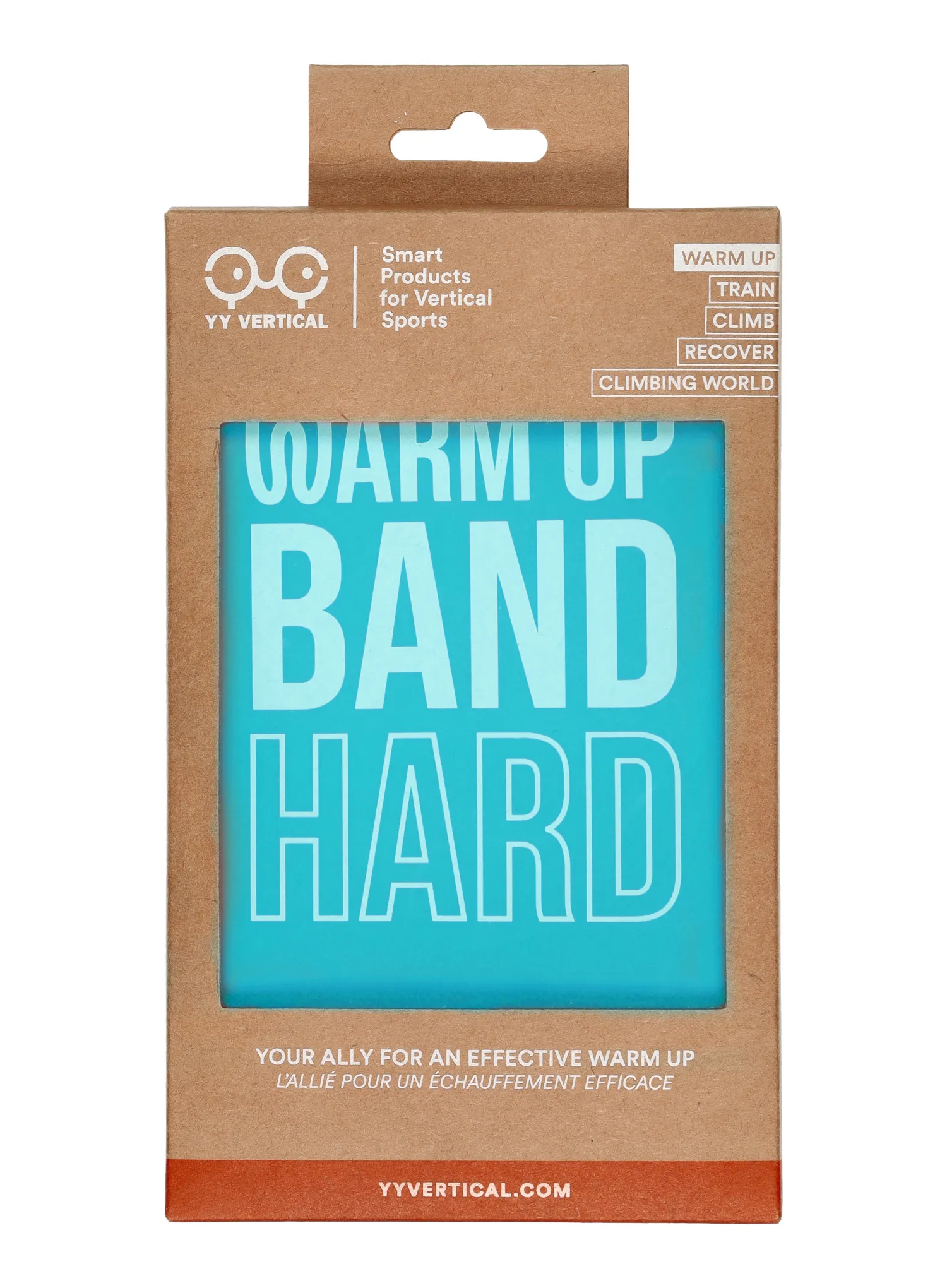 Traka za vježbanje Y&Y Vertical Warm Up Band Medium - blue