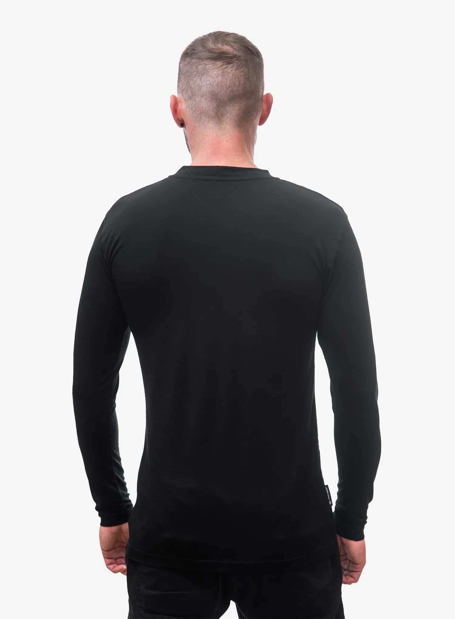 Dukserica Sensor Merino Active PT Tee L/S - black mountains