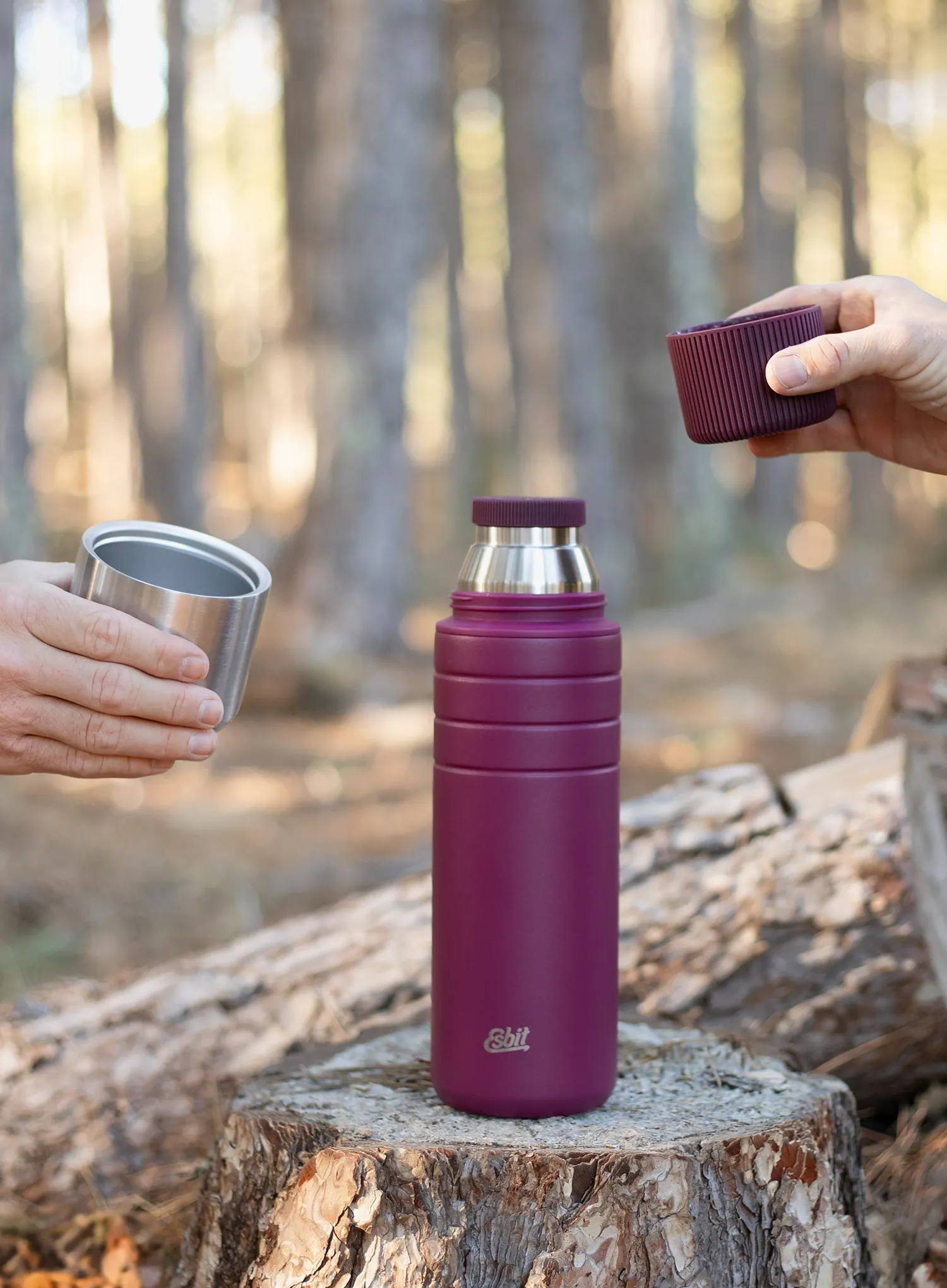 Termosica Esbit Majoris Vaccum Flask 1L - berry