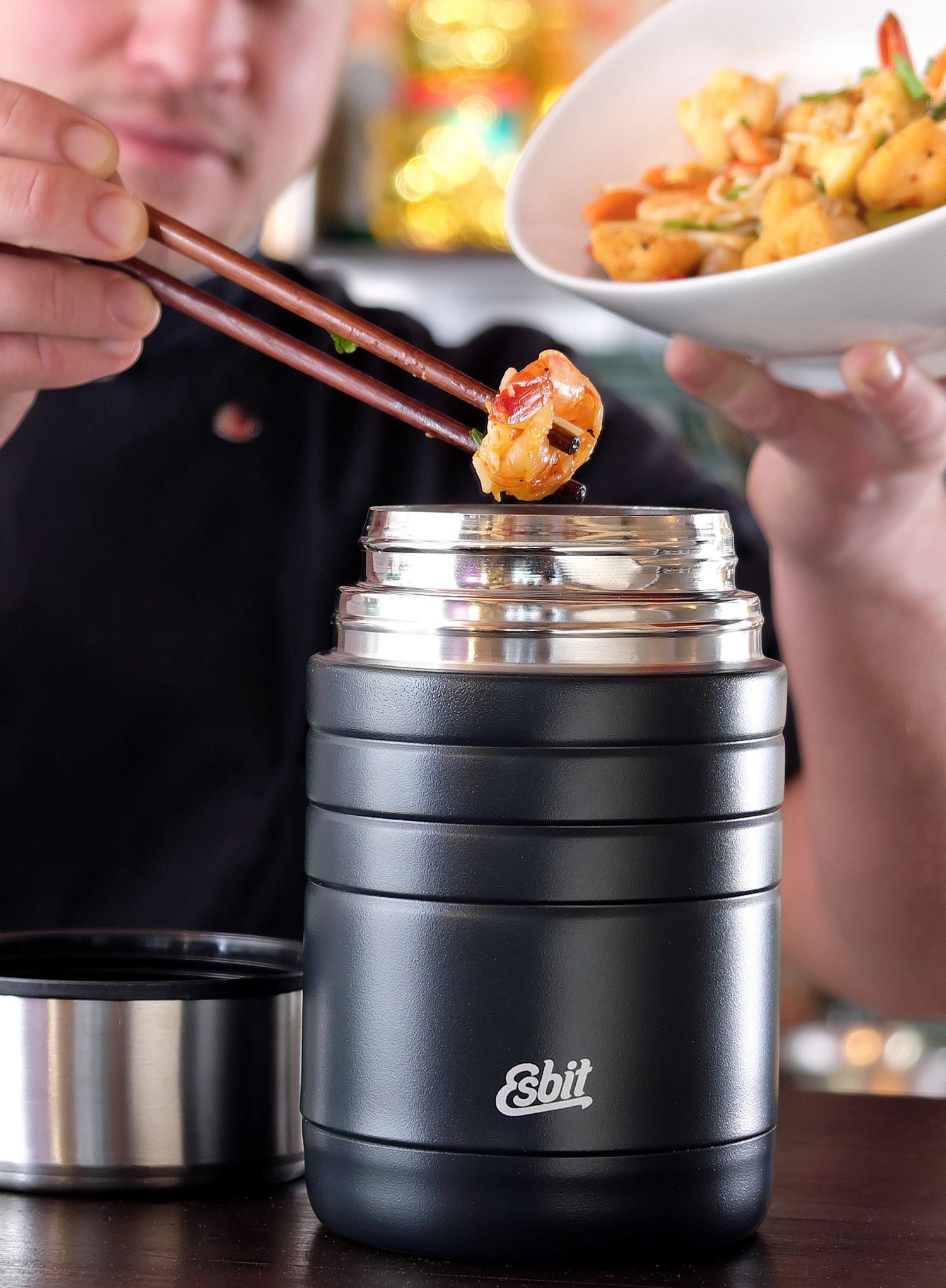 Termo posuda za hranu Esbit Food Jug Majoris 0,8L - black