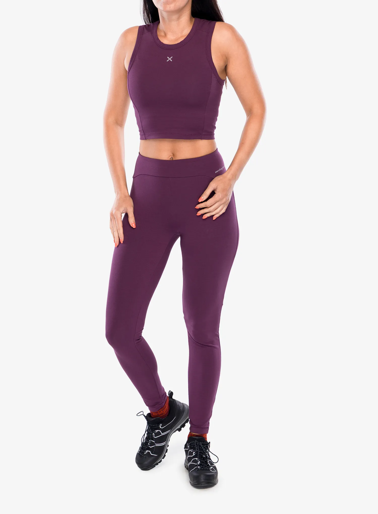 Ženski penjački top Montura Shiva Tank Top - wine red