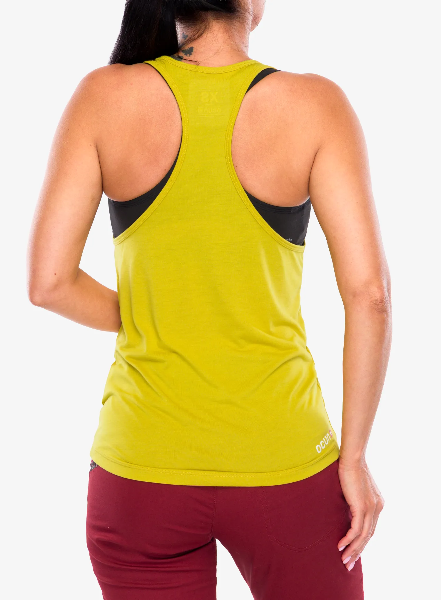Ženski penjački top Ocun Fionna Top - yellow antique moss
