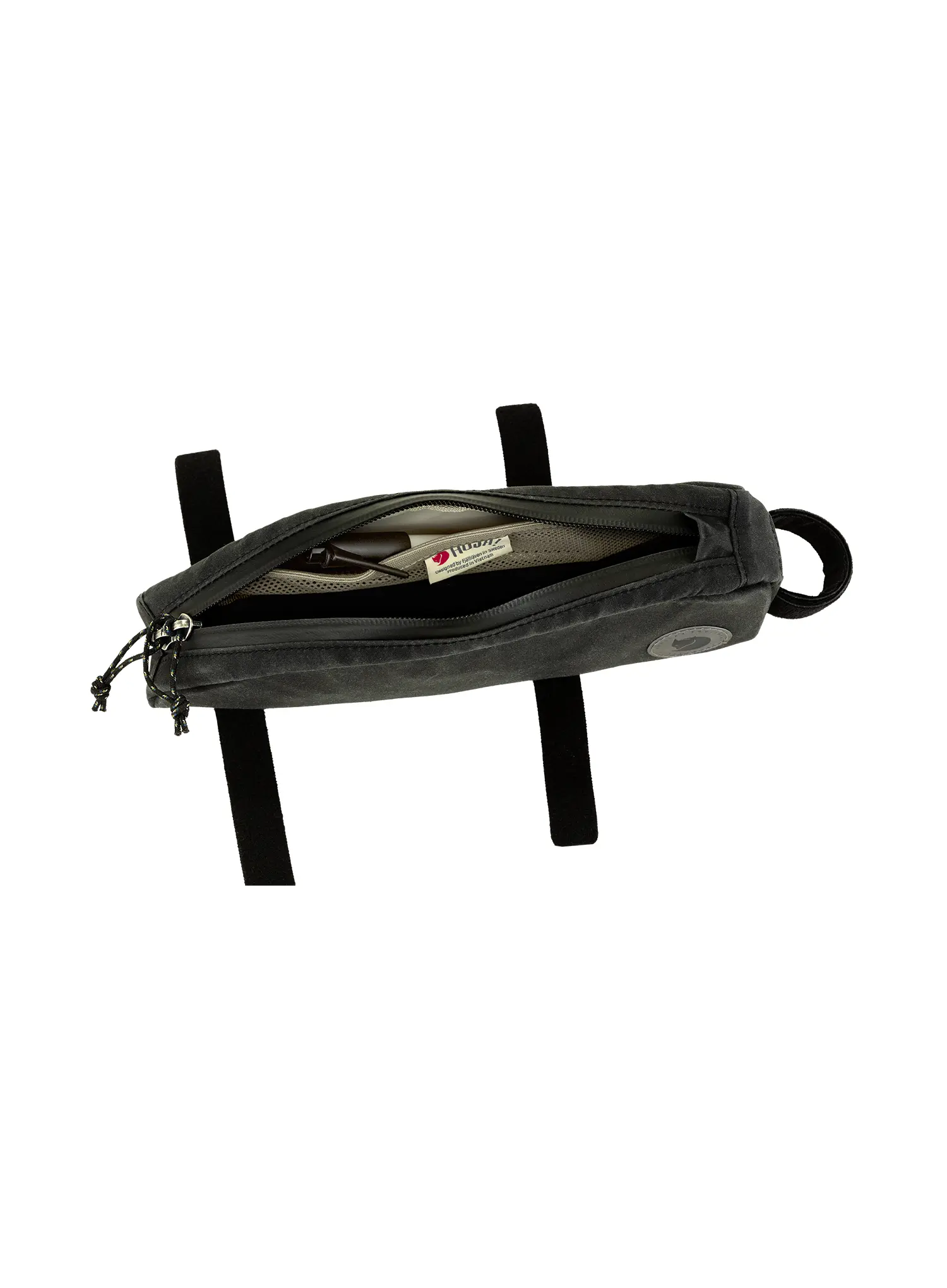 Biciklistička torba za okvir Fjallraven Hoja Top Tube Bag - black