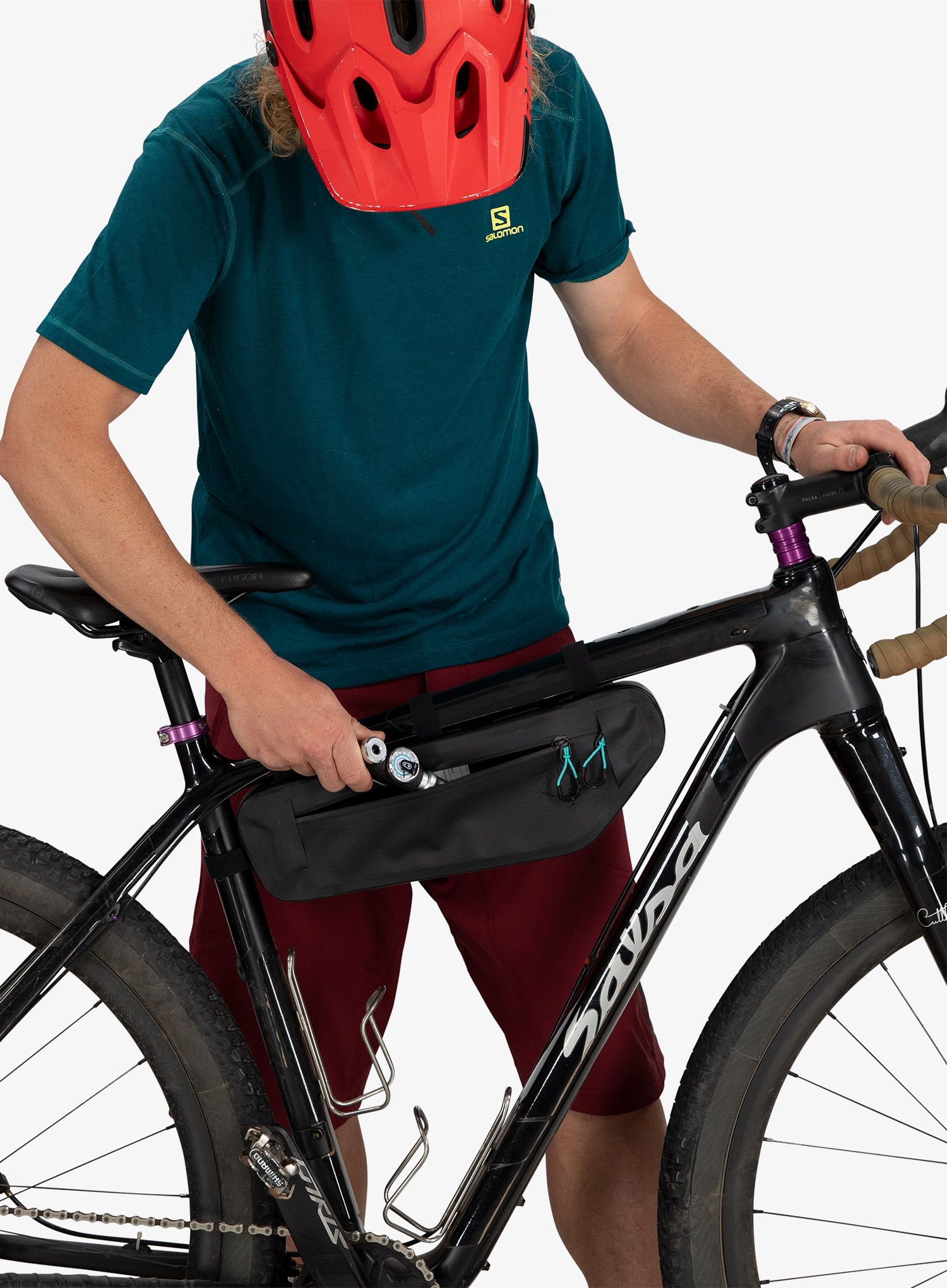 Biciklistička torba za okvir Osprey Escapist Frame Bag S - black