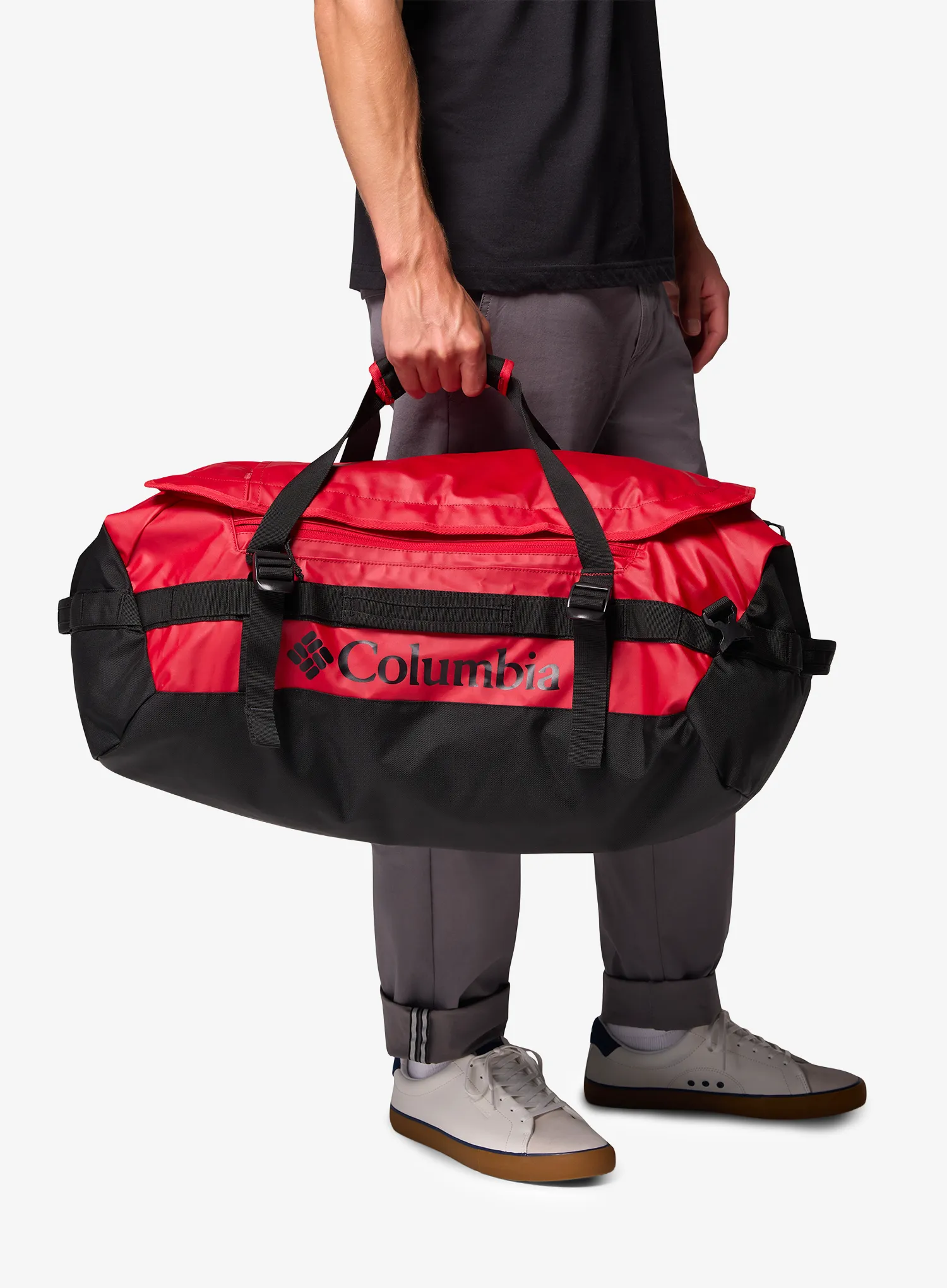 Putna torba Columbia Landroamer 60 L Duffel - mountain red/black