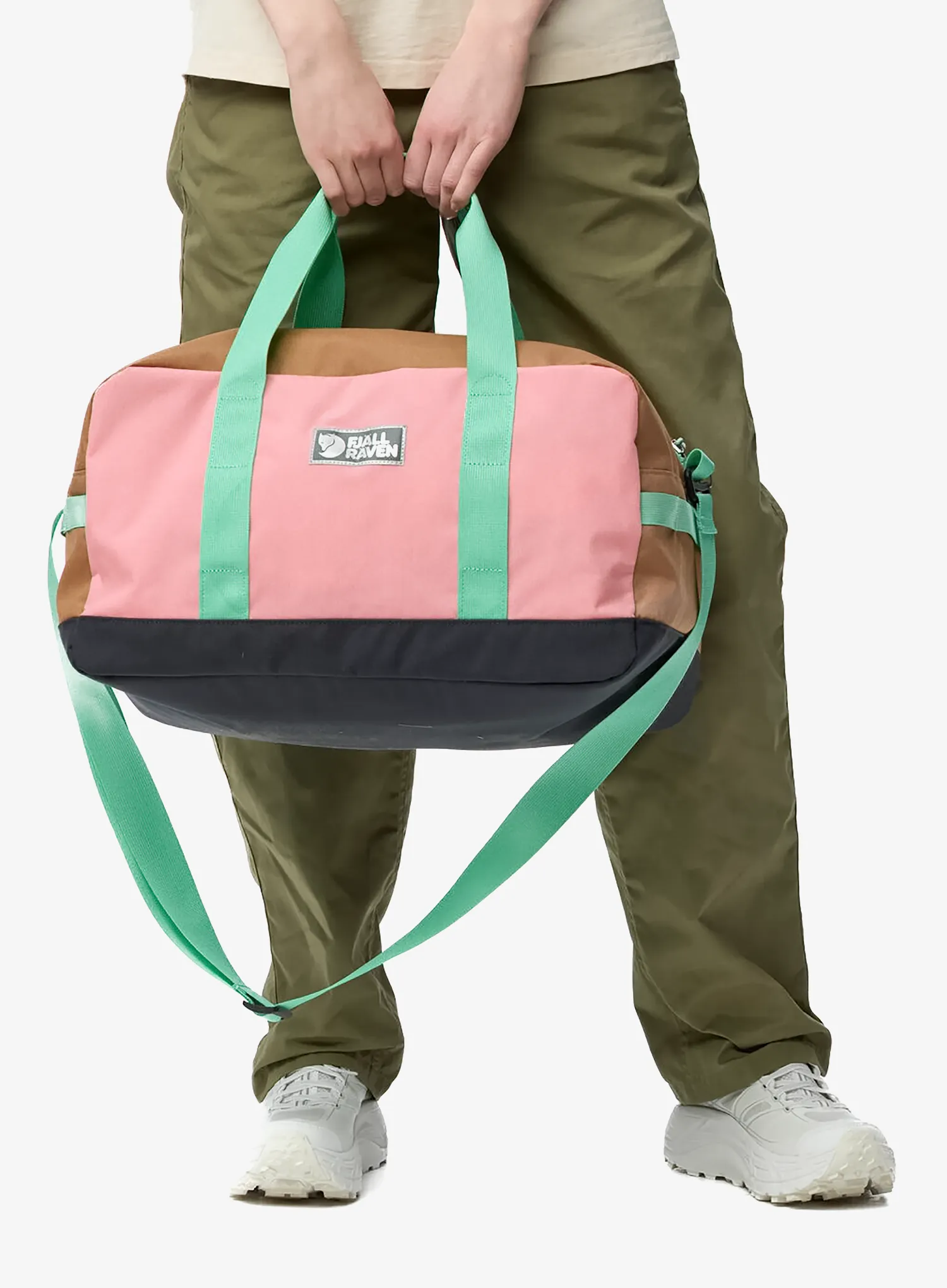 Putna torba Fjallraven Vardag Duffel 33 - poppy pink/khaki dust