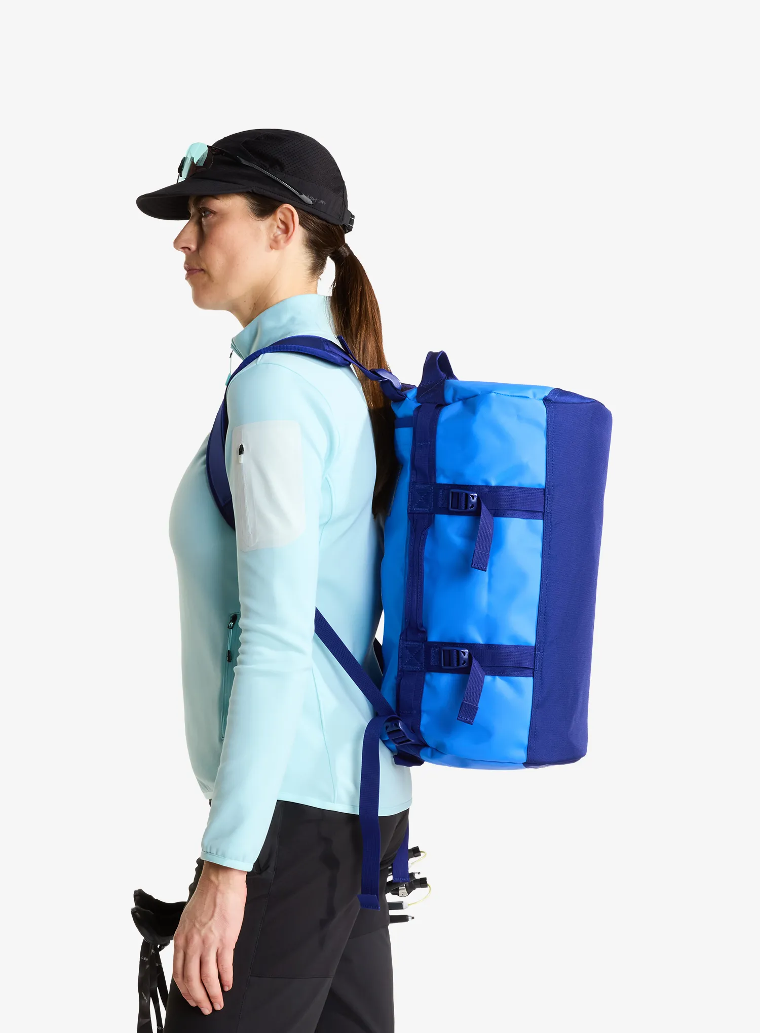 Putna torba The North Face Base Camp Duffel XS - active blue/bold blue