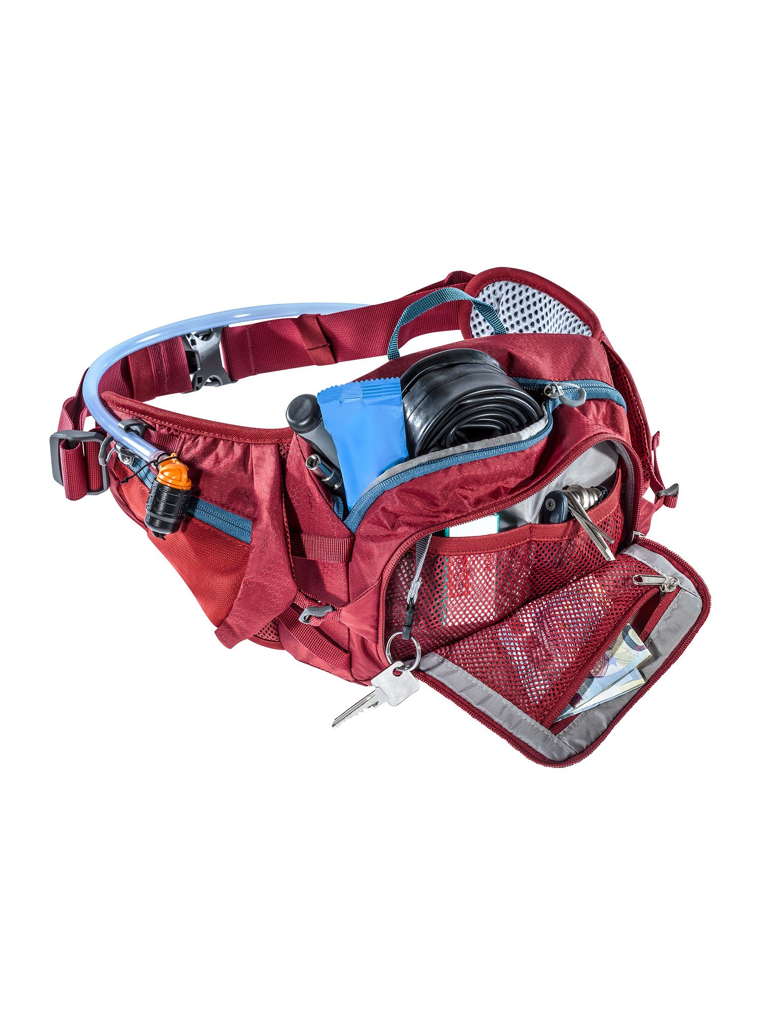 Torbica oko struka Deuter Pulse 3 - cranberry