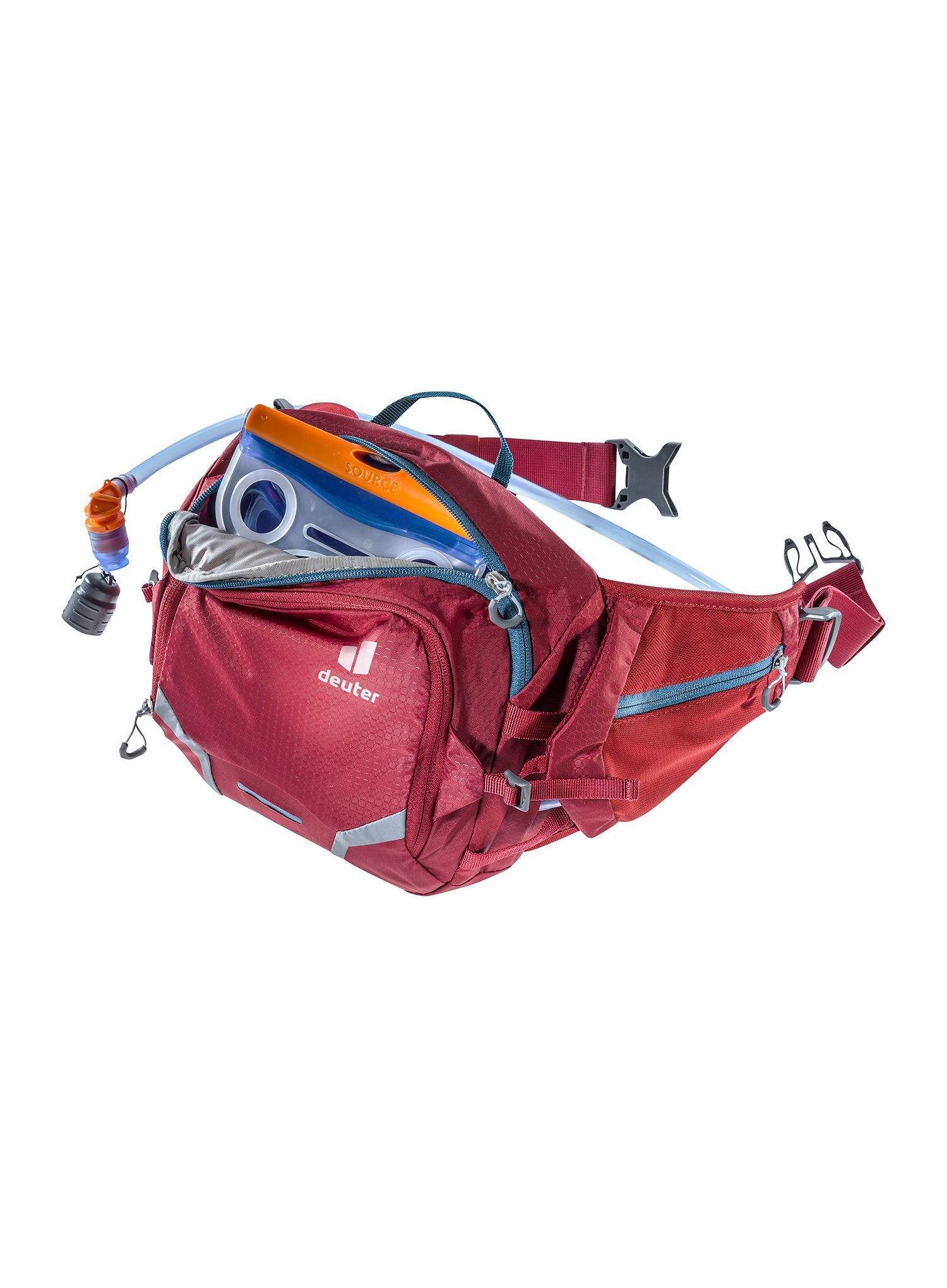 Torbica oko struka Deuter Pulse 3 - cranberry