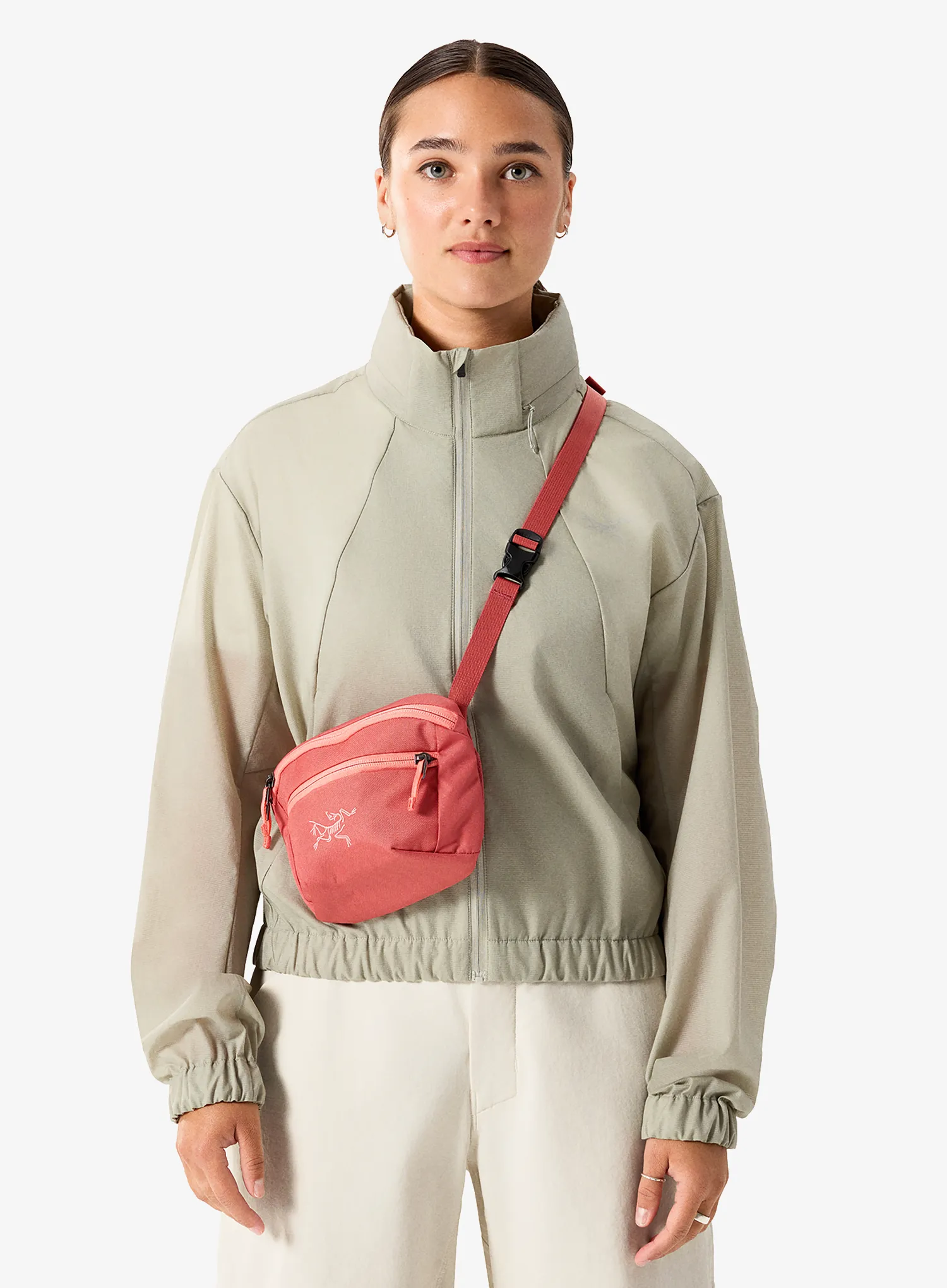 Torbica oko struka Arcteryx Mantis 1 Waist Pack - stone red/reef