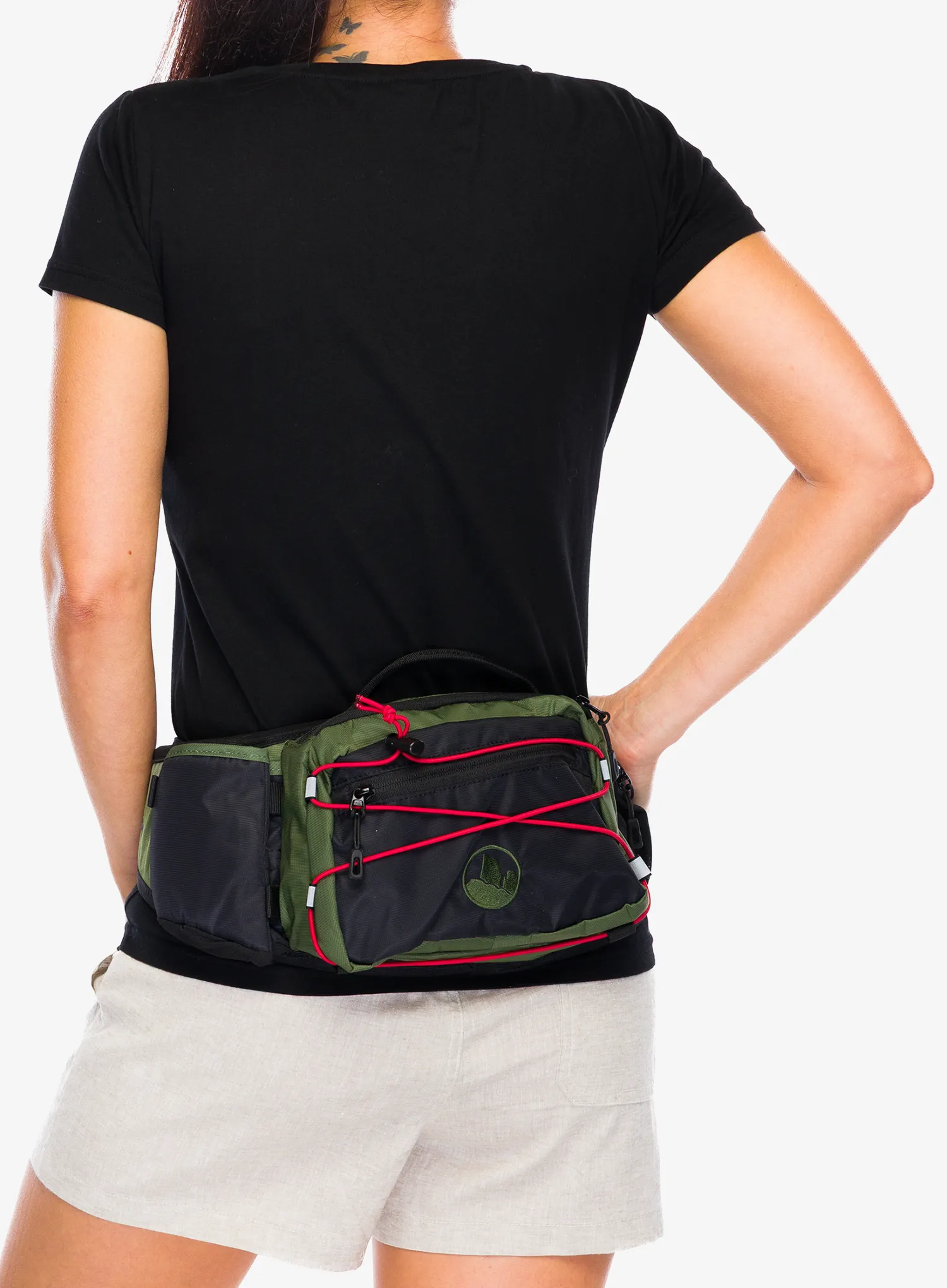 Torbica oko struka Kohla Sprint 3L - bronze green/scarlet/caviar