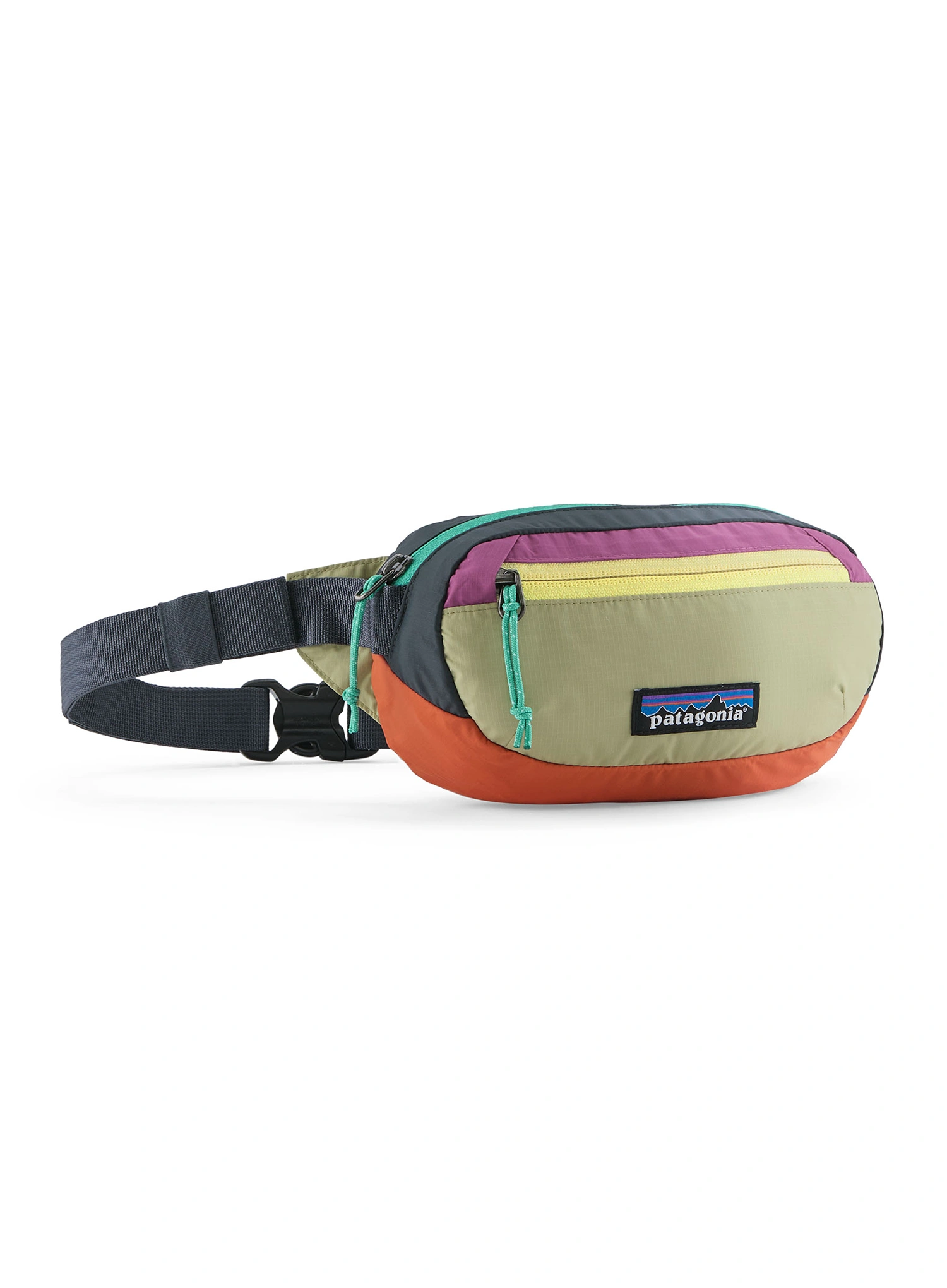 Torbica oko struka Patagonia Terravia Mini Hip Pack - patchwork: gumtree green