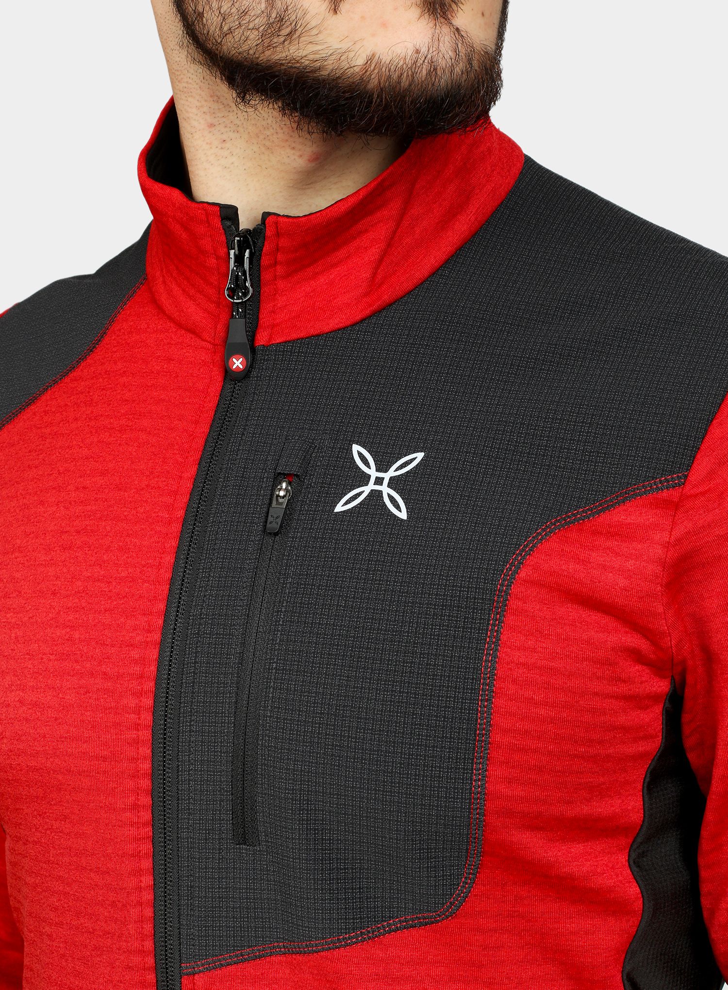 Dukserica Montura Thermal Grid Pro Maglia - red