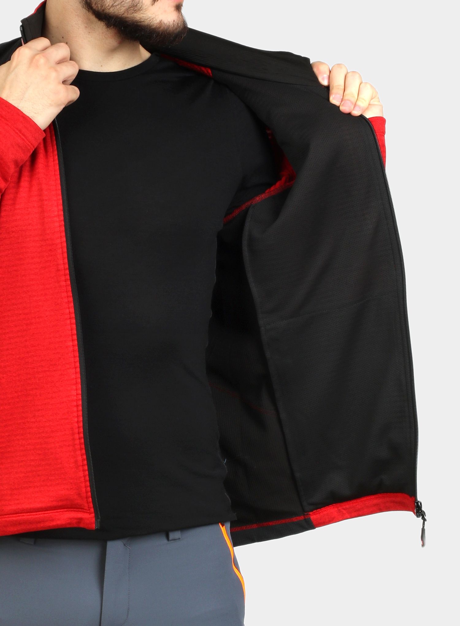 Dukserica Montura Thermal Grid Pro Maglia - red