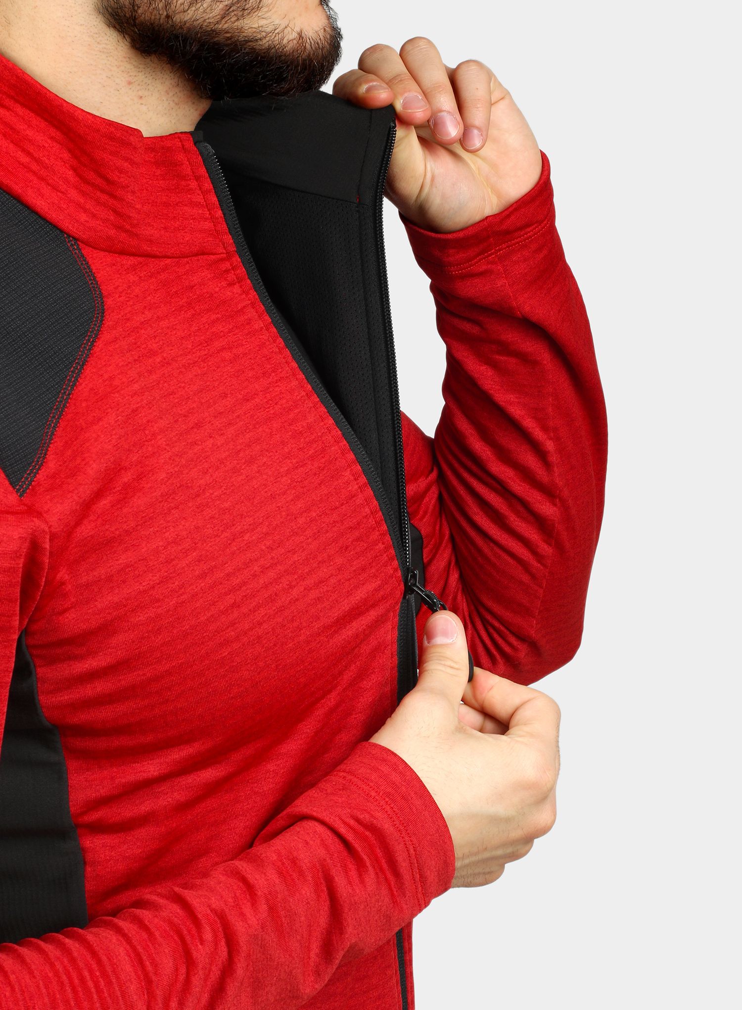 Dukserica Montura Thermal Grid Pro Maglia - red