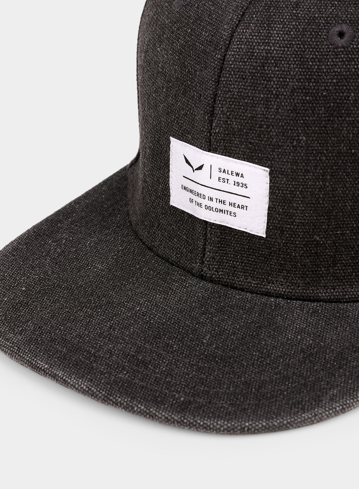Kapa Salewa Puez Canvas Flat Cap - magnet