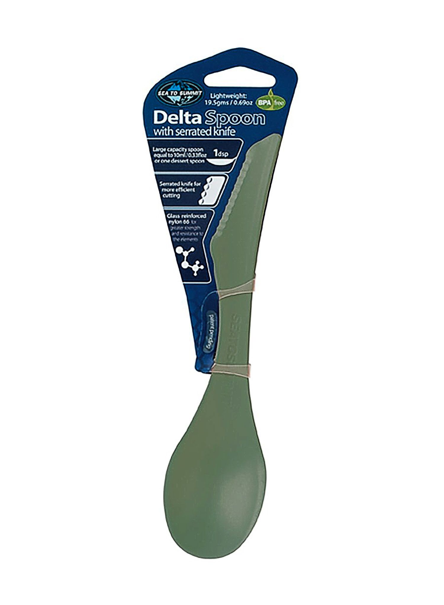 Putni pribor za jelo Sea To Summit Delta Spoon - green