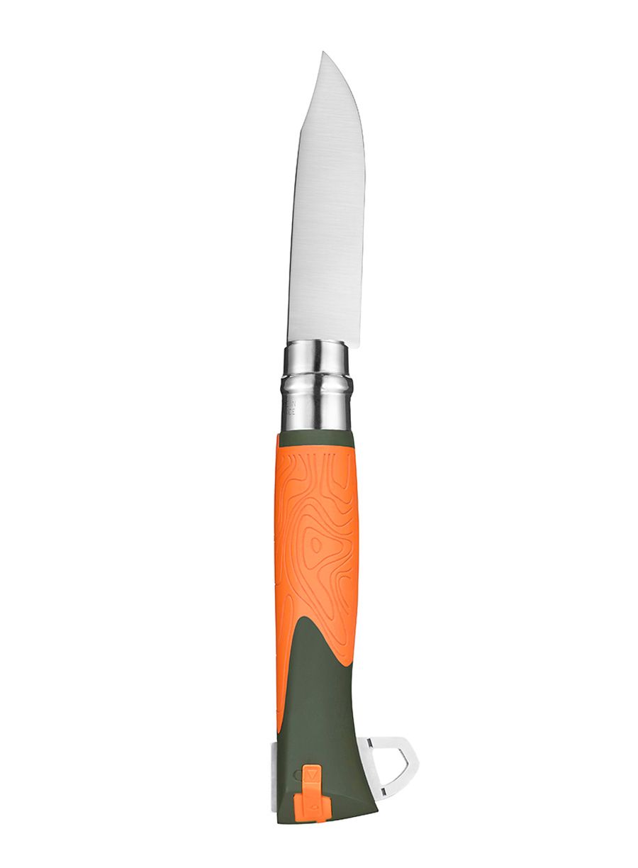 Putni nož Opinel No.12 Explore - khaki/orange