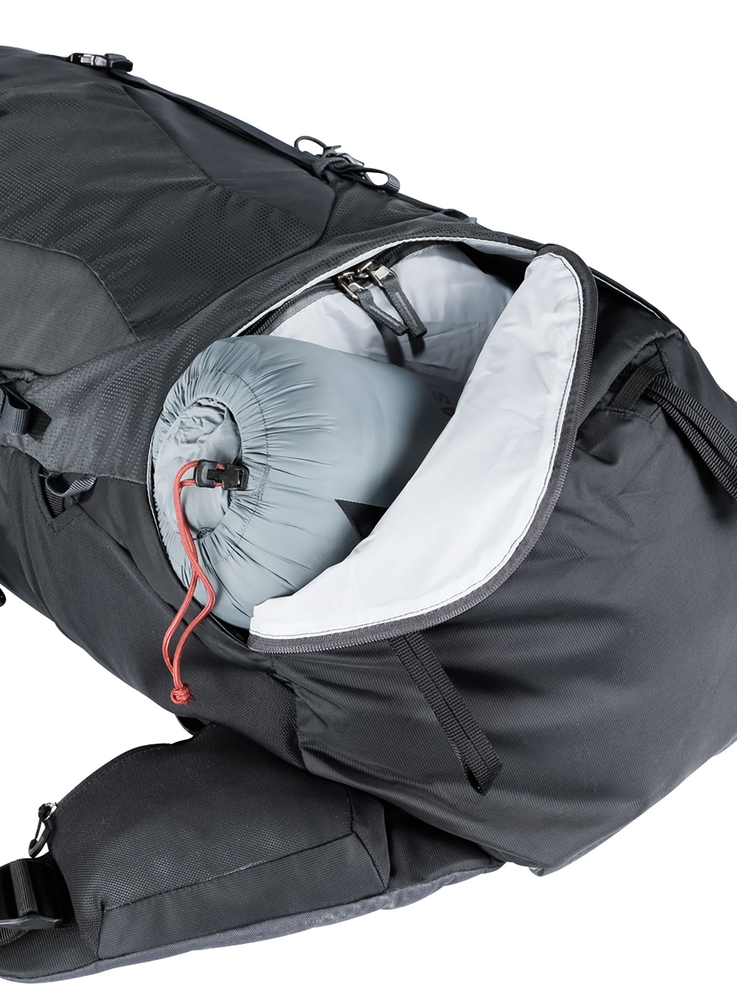 Trekking ruksak Deuter Aircontact Lite 50 + 10 - black/graphite