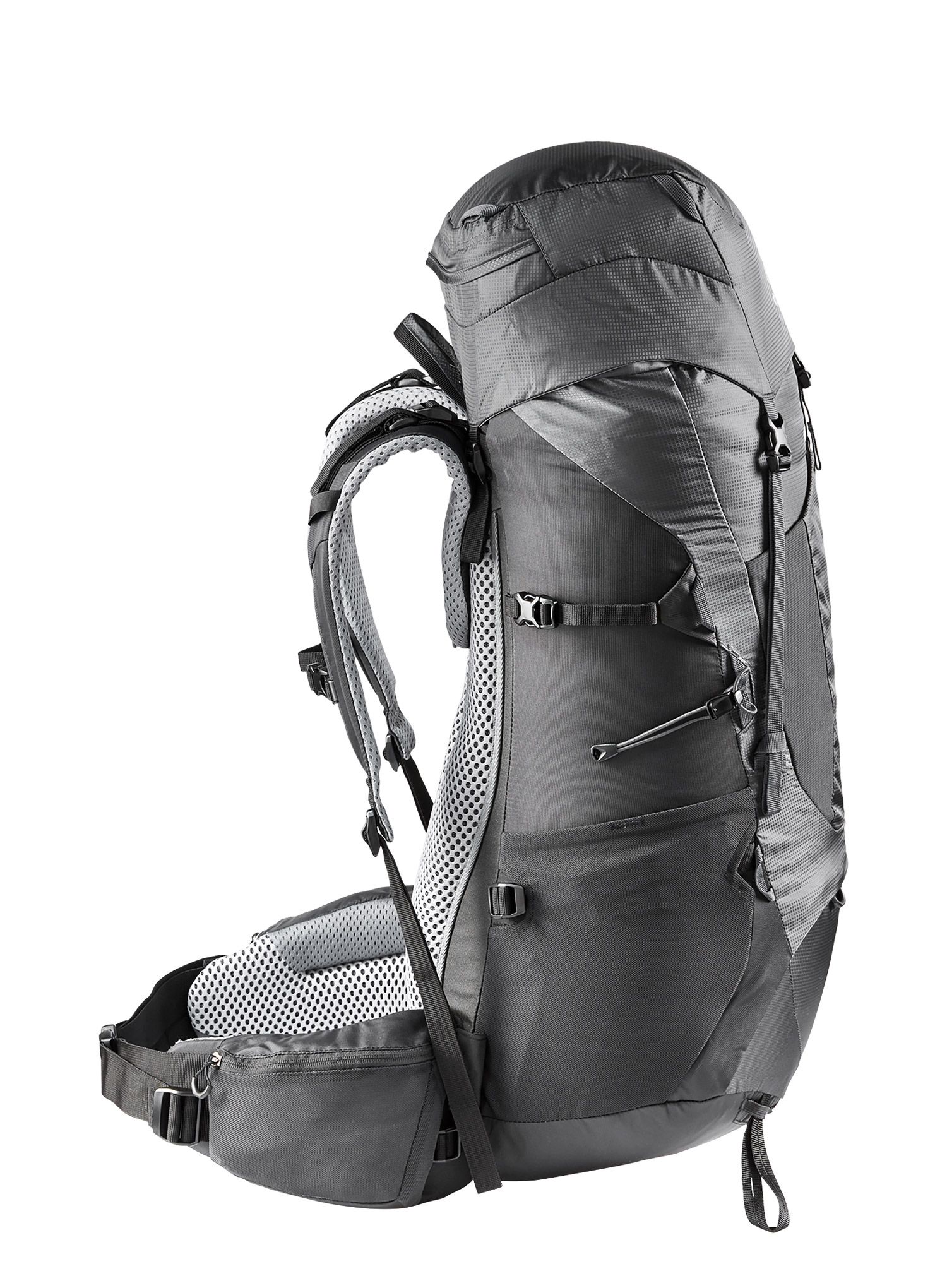 Trekking ruksak Deuter Aircontact Lite 50 + 10 - black/graphite