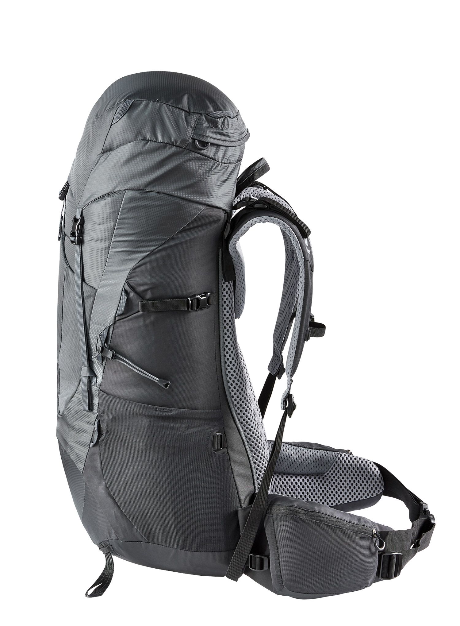 Trekking ruksak Deuter Aircontact Lite 50 + 10 - black/graphite