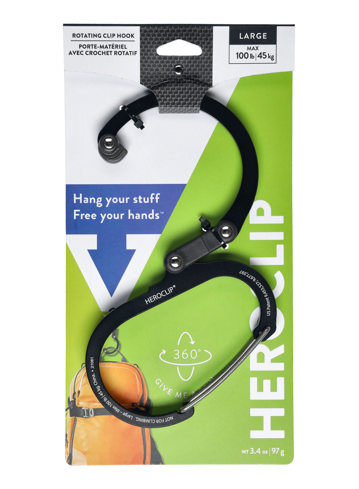 Držač Gear Aid HeroClip L