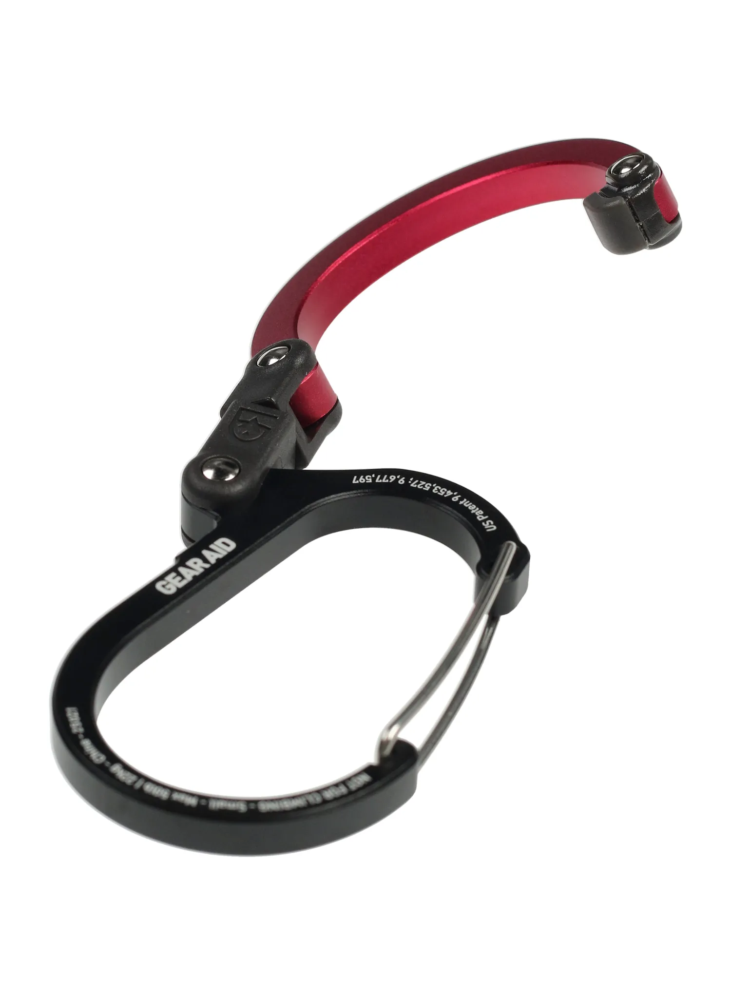 Držač Gear Aid Heroclip Small - black/red