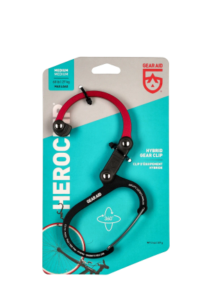 Držač GearAid Heroclip Medium - black/red