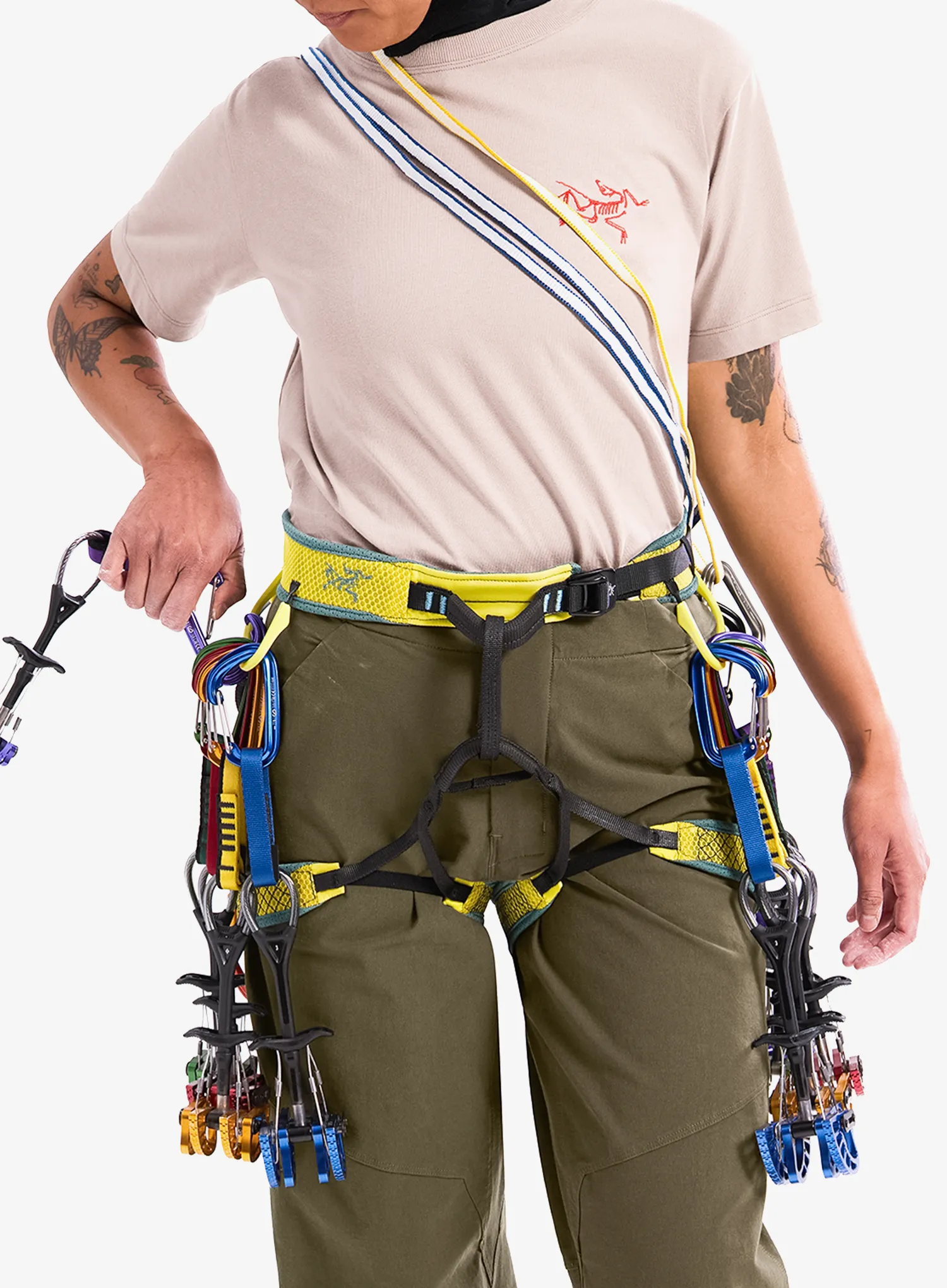 Ženski penjački pojas Arcteryx Skaha Harness  - lampyre/boxcar