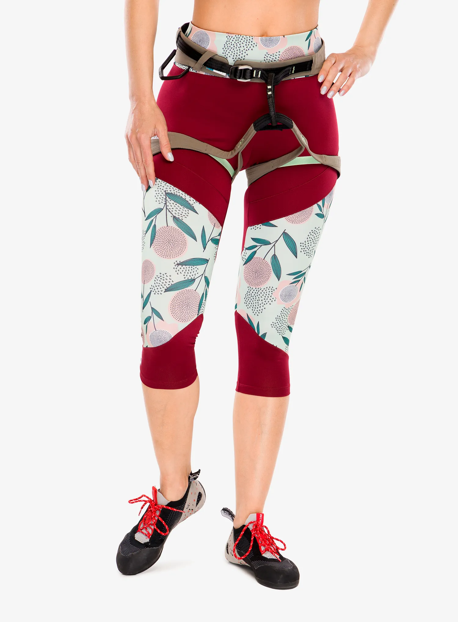 Ženski penjački pojas Salewa Agner Harness - faded green
