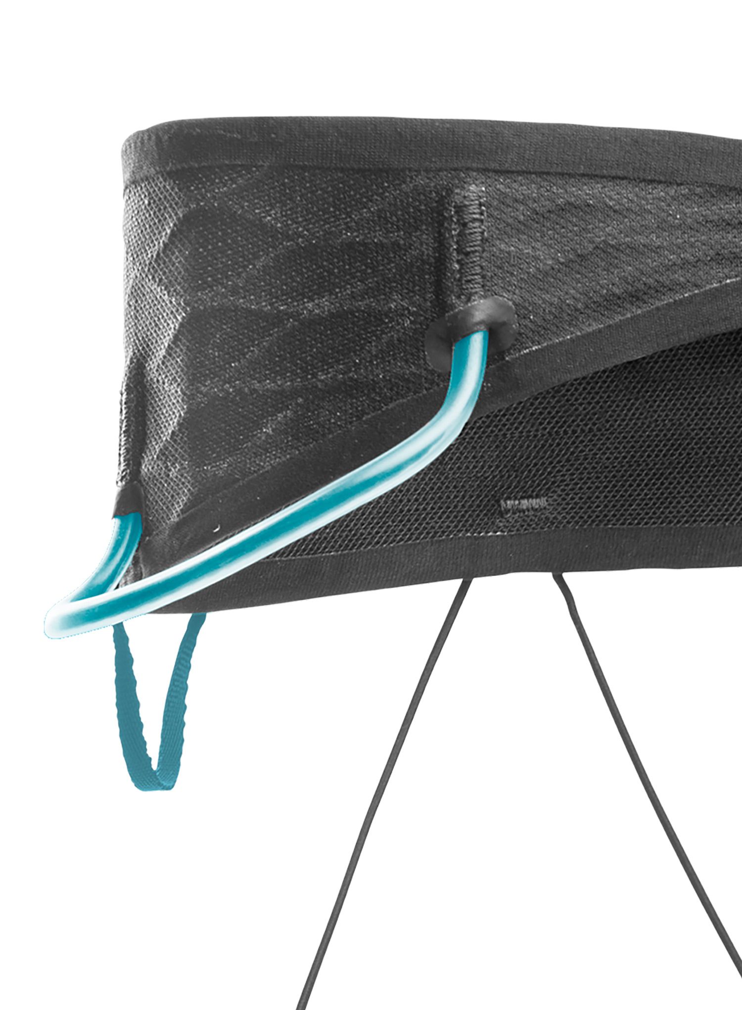 Penjački pojas Black Diamond Airnet Harness - black/aqua verde