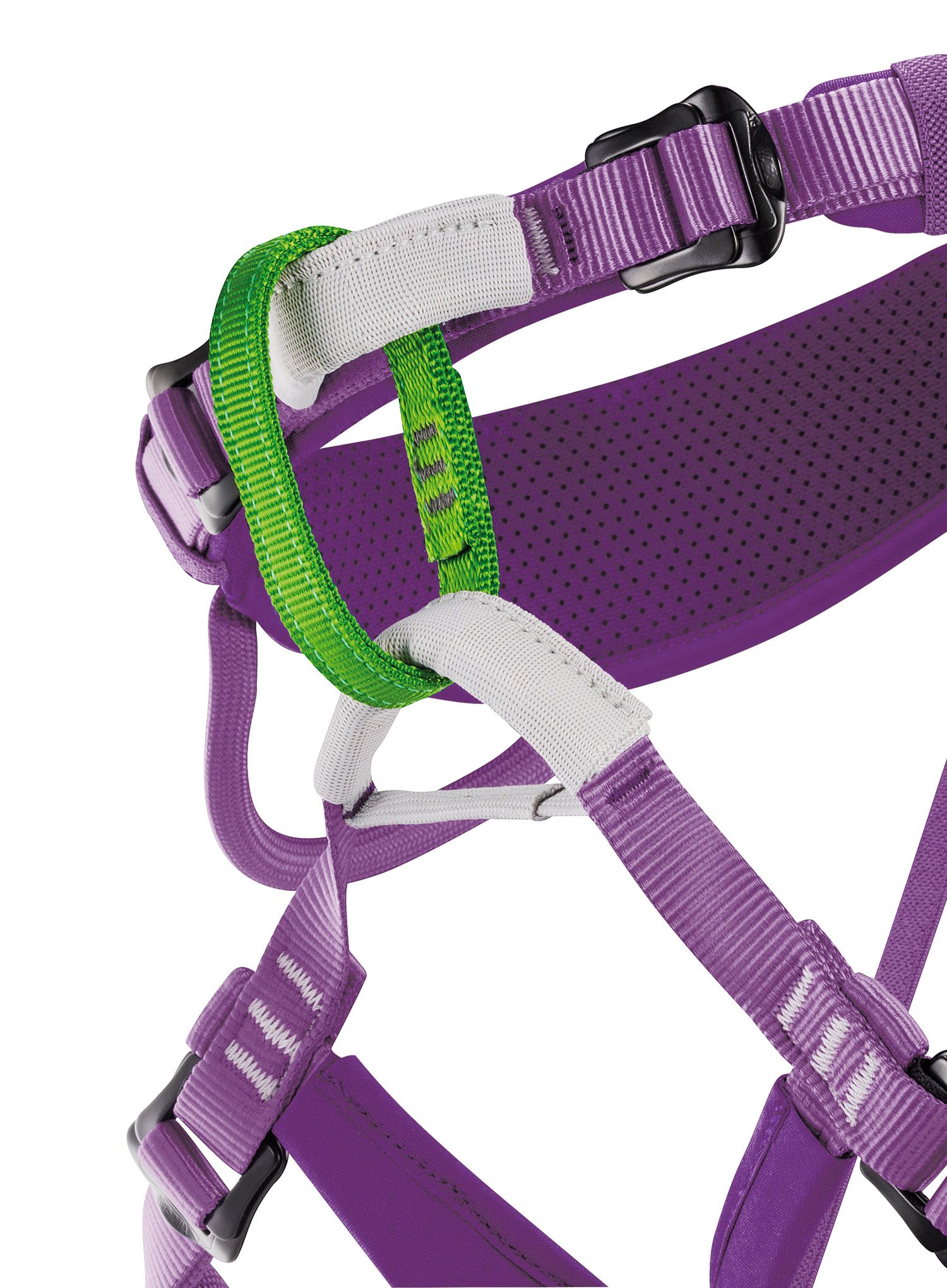 Dječji pojasevi za penjanje Petzl Macchu - purple