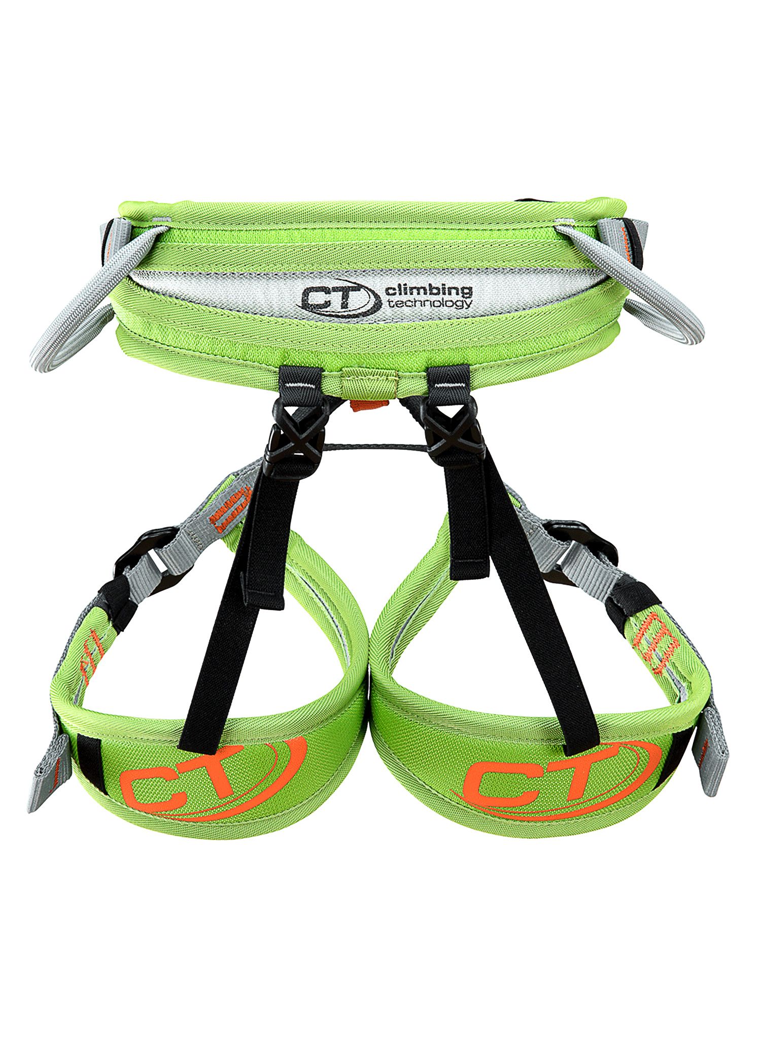 Dječji pojasevi za penjanje Climbing Technology Ascent Junior - grey/green