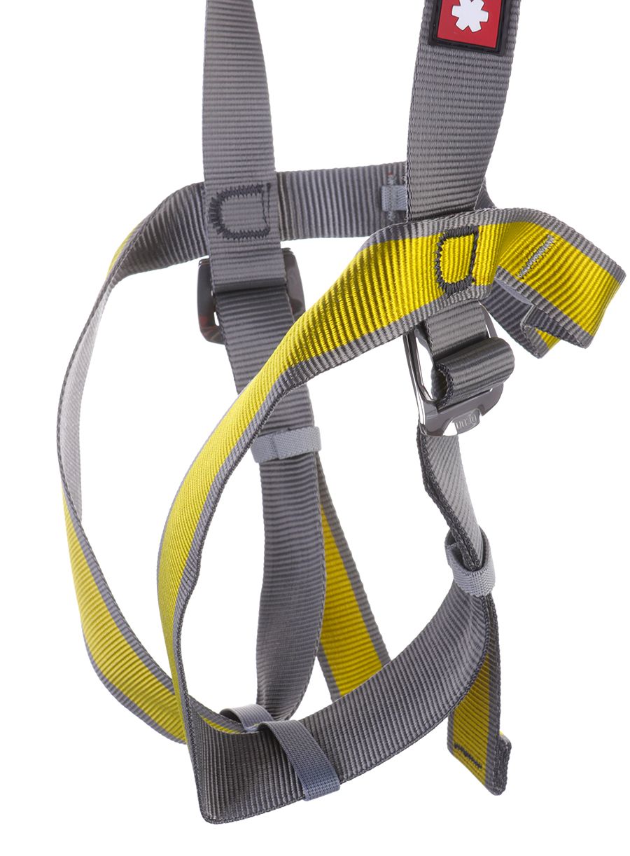 Dječji pojasevi za penjanje Ocun Mojo - grey/yellow